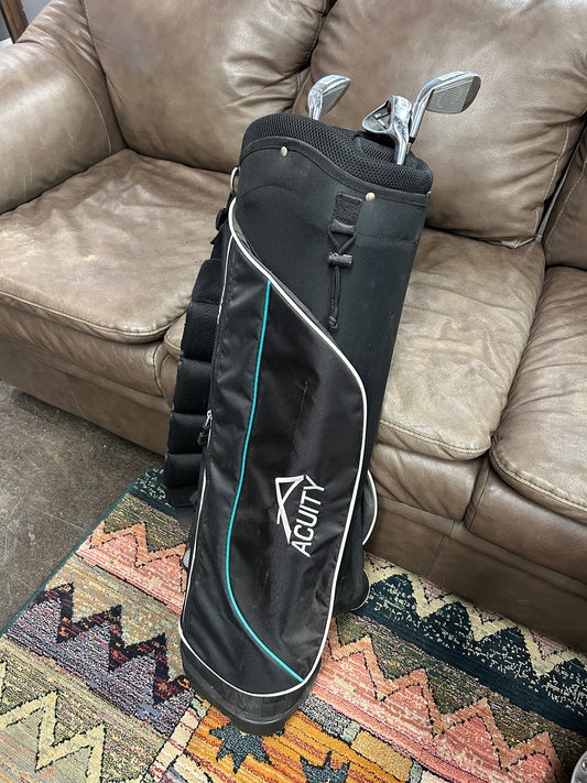 Golf Bag With 3 Clubs