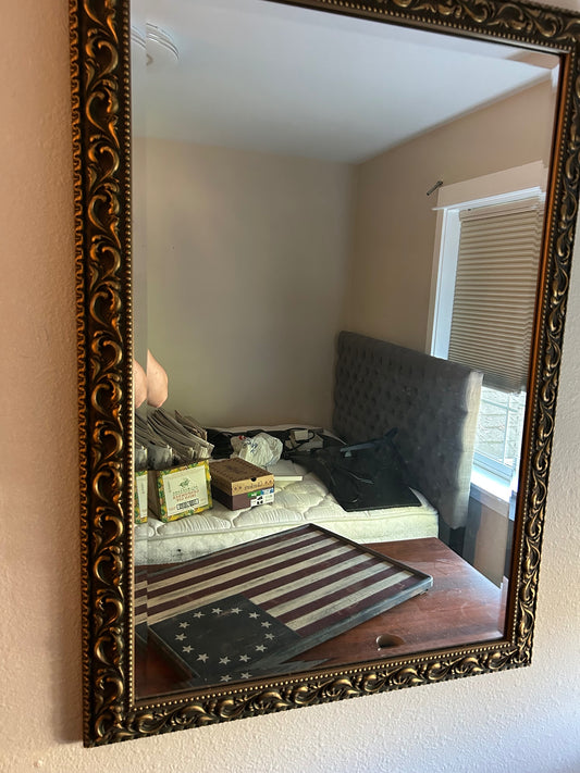 Gold Ornate Mirror