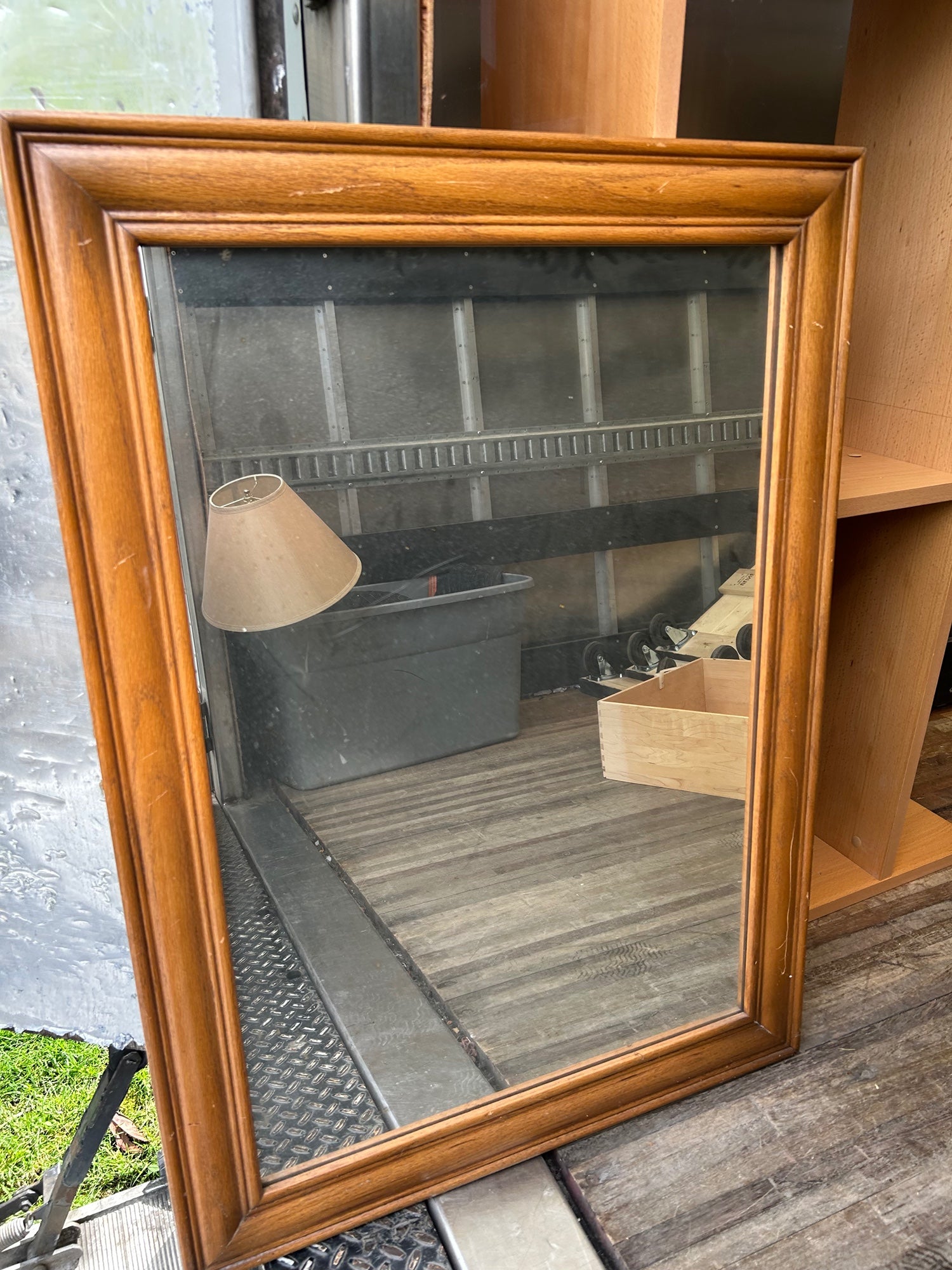 Wood Frame Mirror