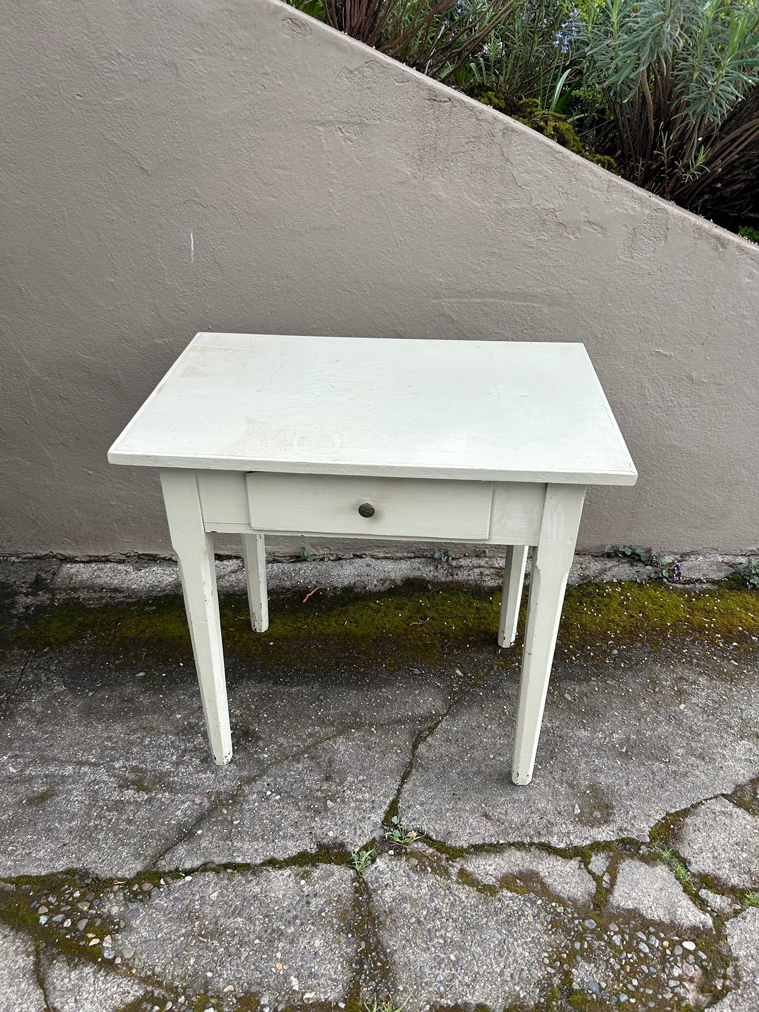White Accent Table