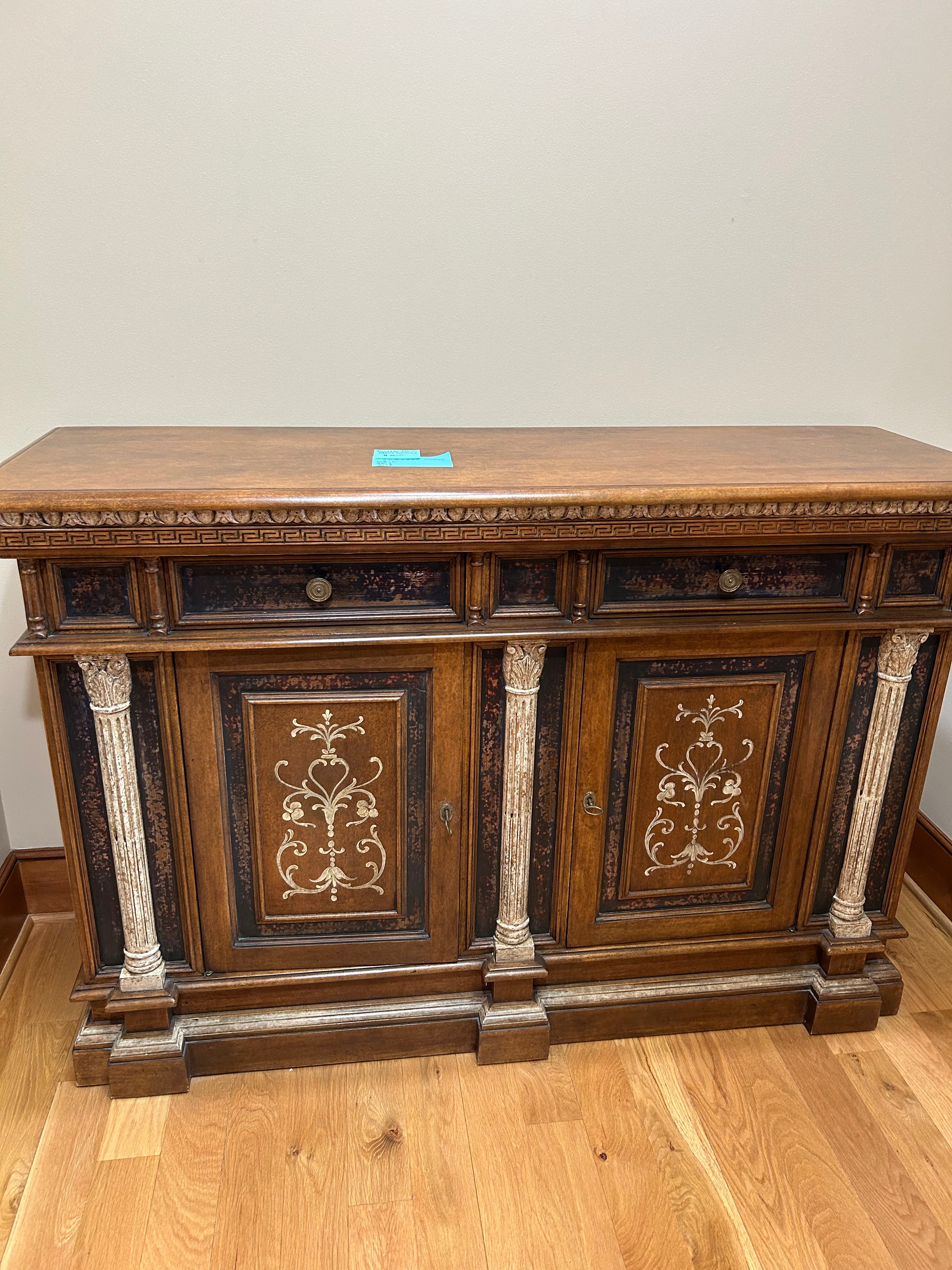 Hekman Turazza Italian Tuscan Style Sideboard Buffet