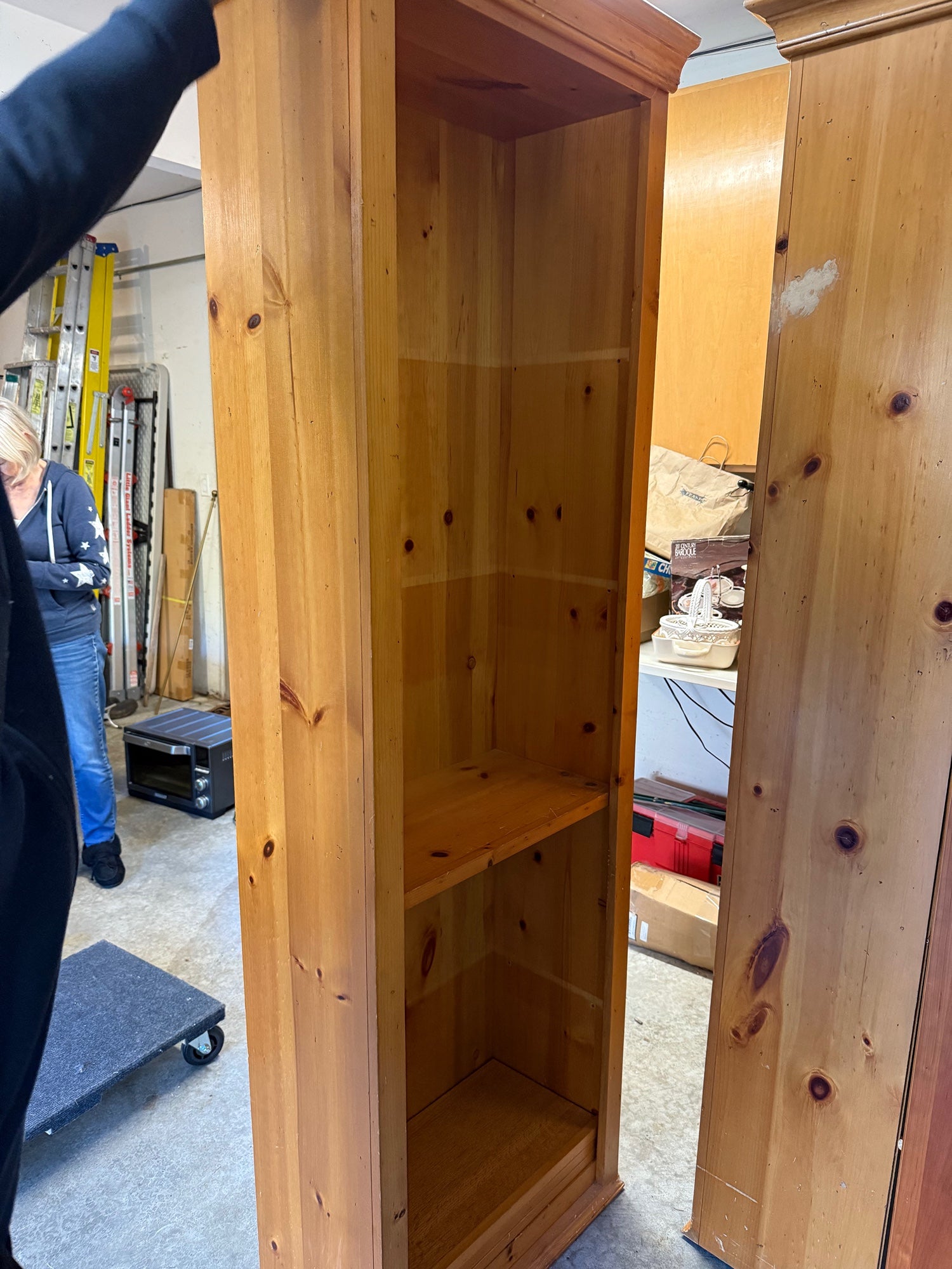 Natural Oak Bookcase