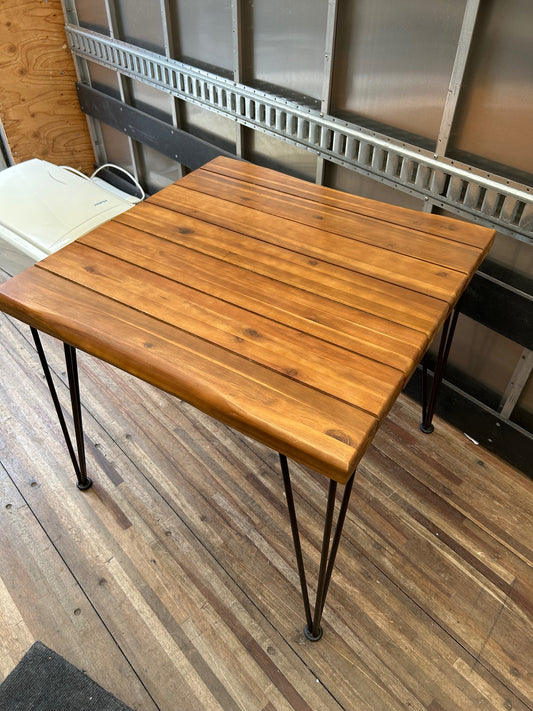 Small Walnut Slat Table