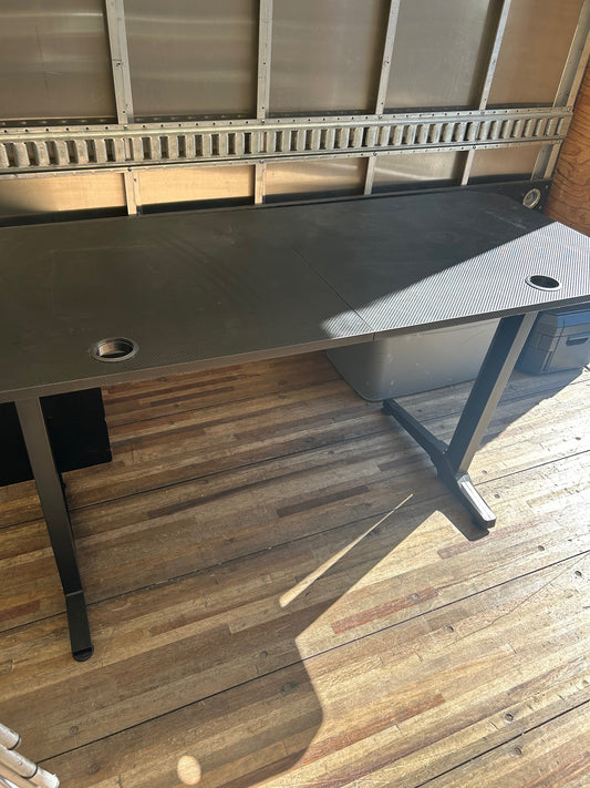 Rolling Black Desk