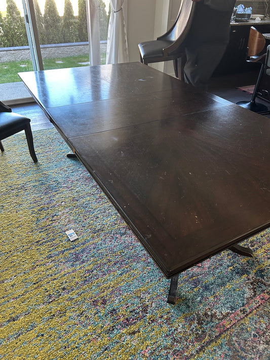 Dark Wood Dining Table