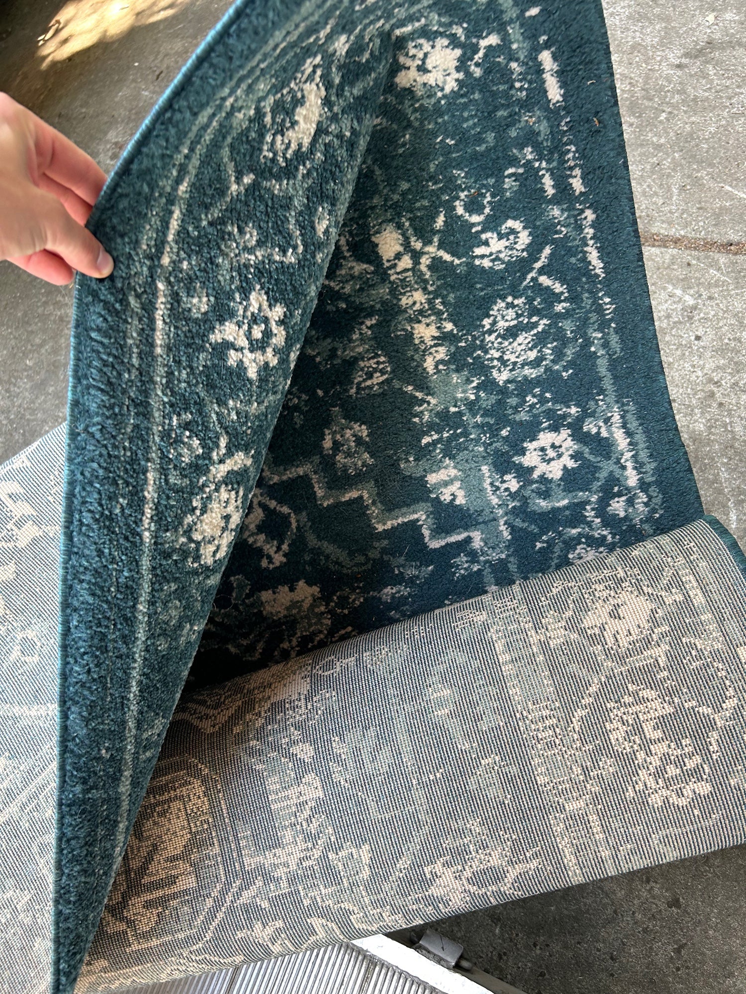 Teal Rug