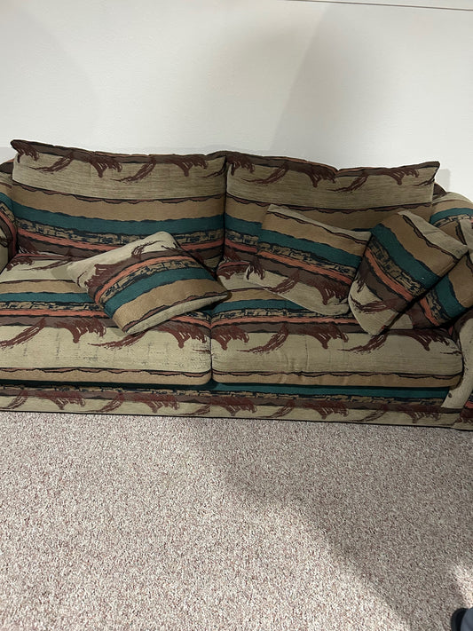 Pattern Two Seat Sofa