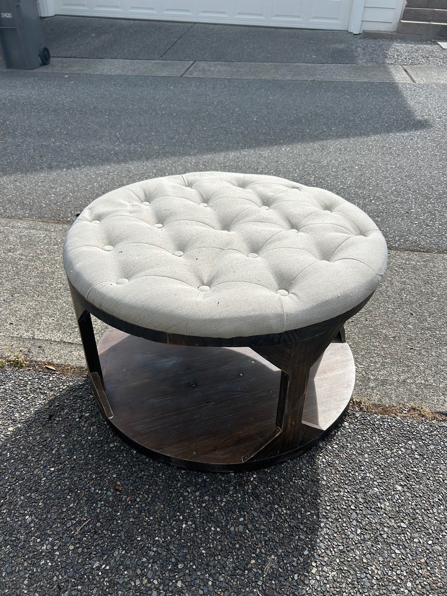 Spinning Round Ottoman