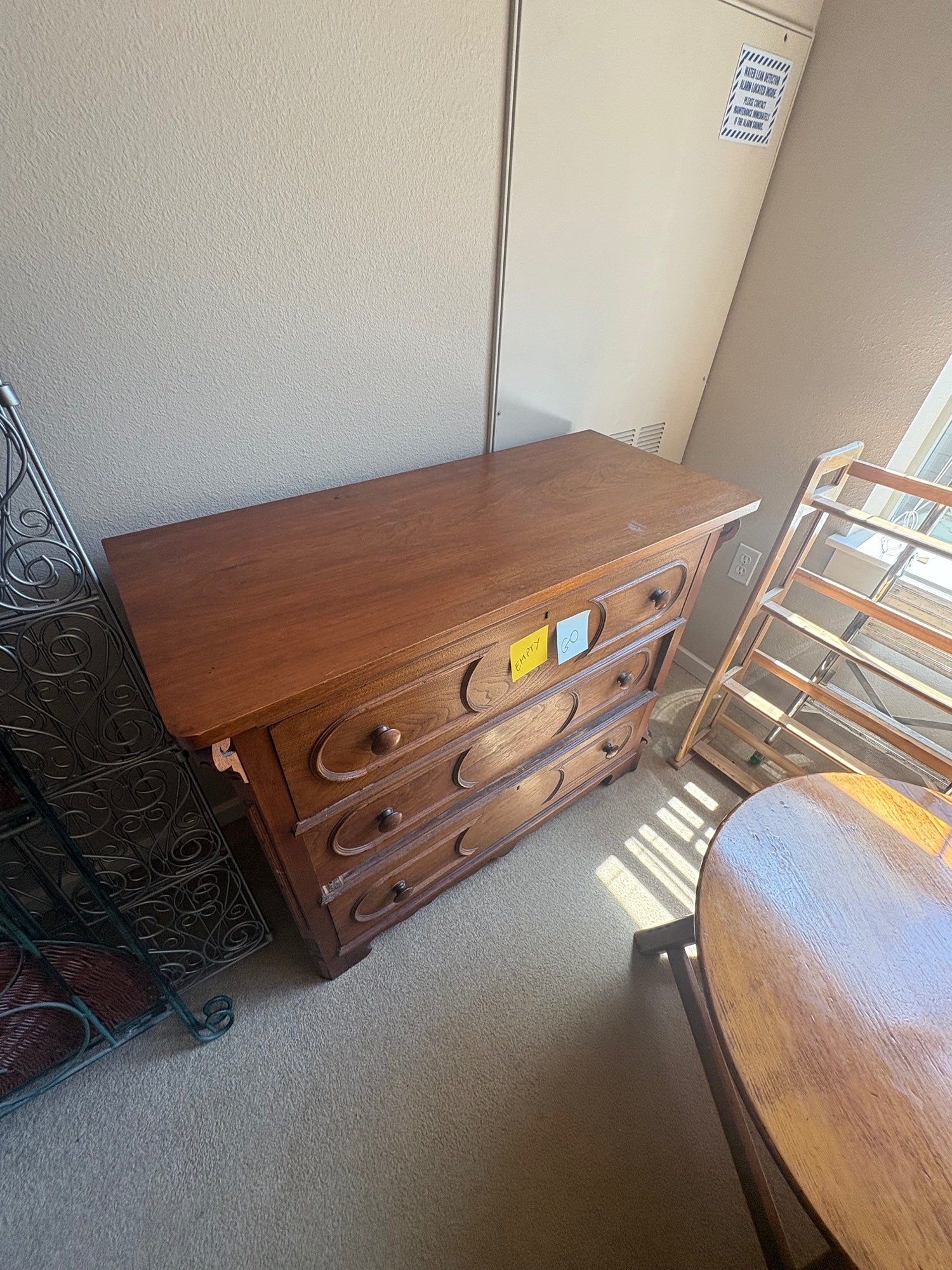 Antique Hardwood Chest of Drawers