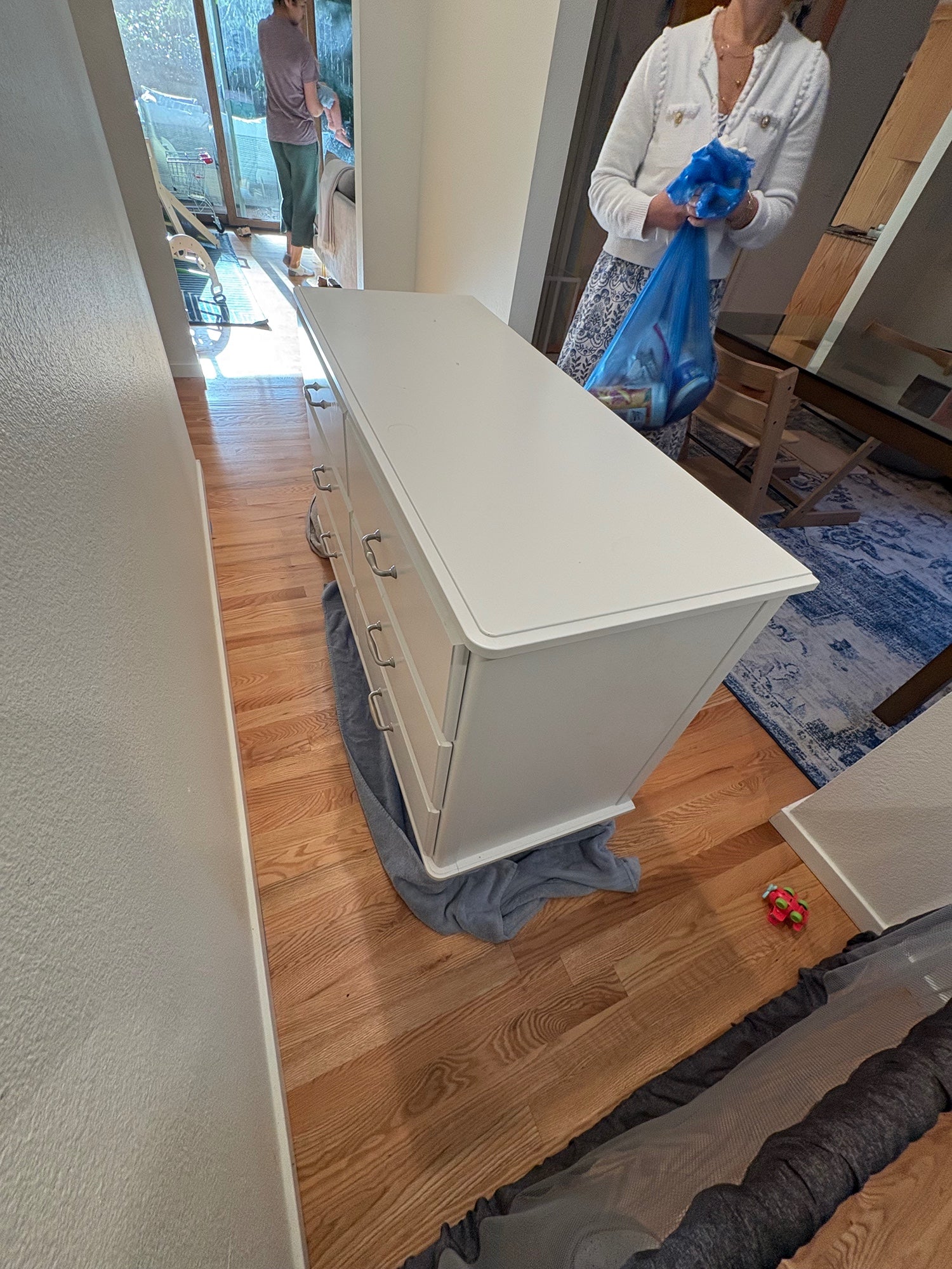 White 6-Drawer Dresser – Modern Coastal Style