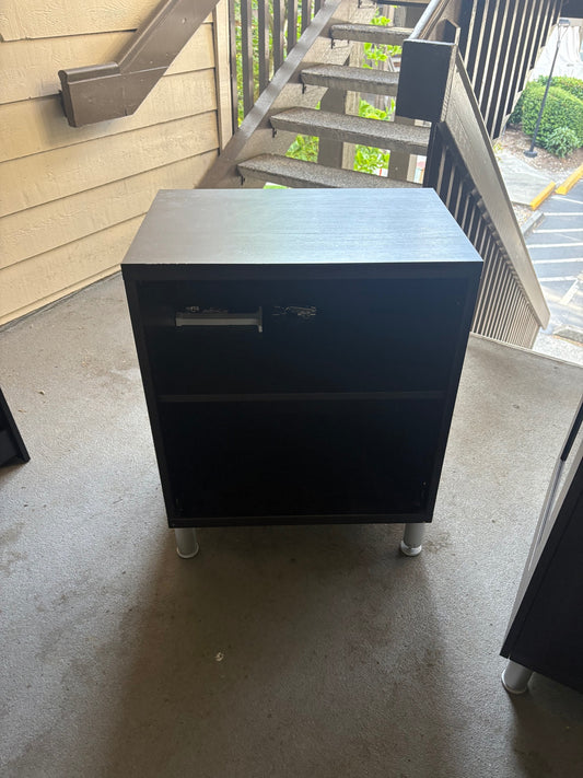 IKEA BESTÅ Storage Shelf Unit with Adjustable Legs – Dark Brown
