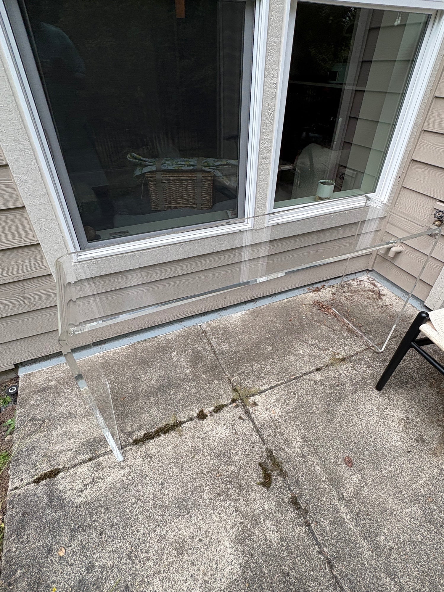Clear Acrylic Console Table