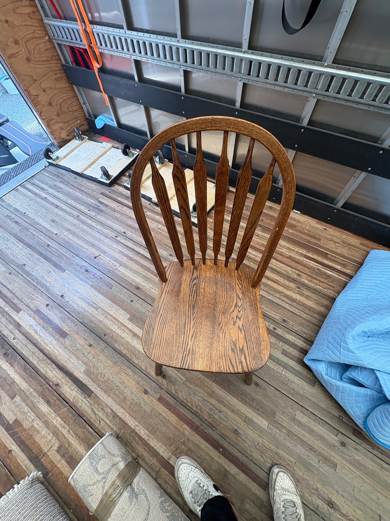 Rustic Hardwood Windsor Chair (set of 2)