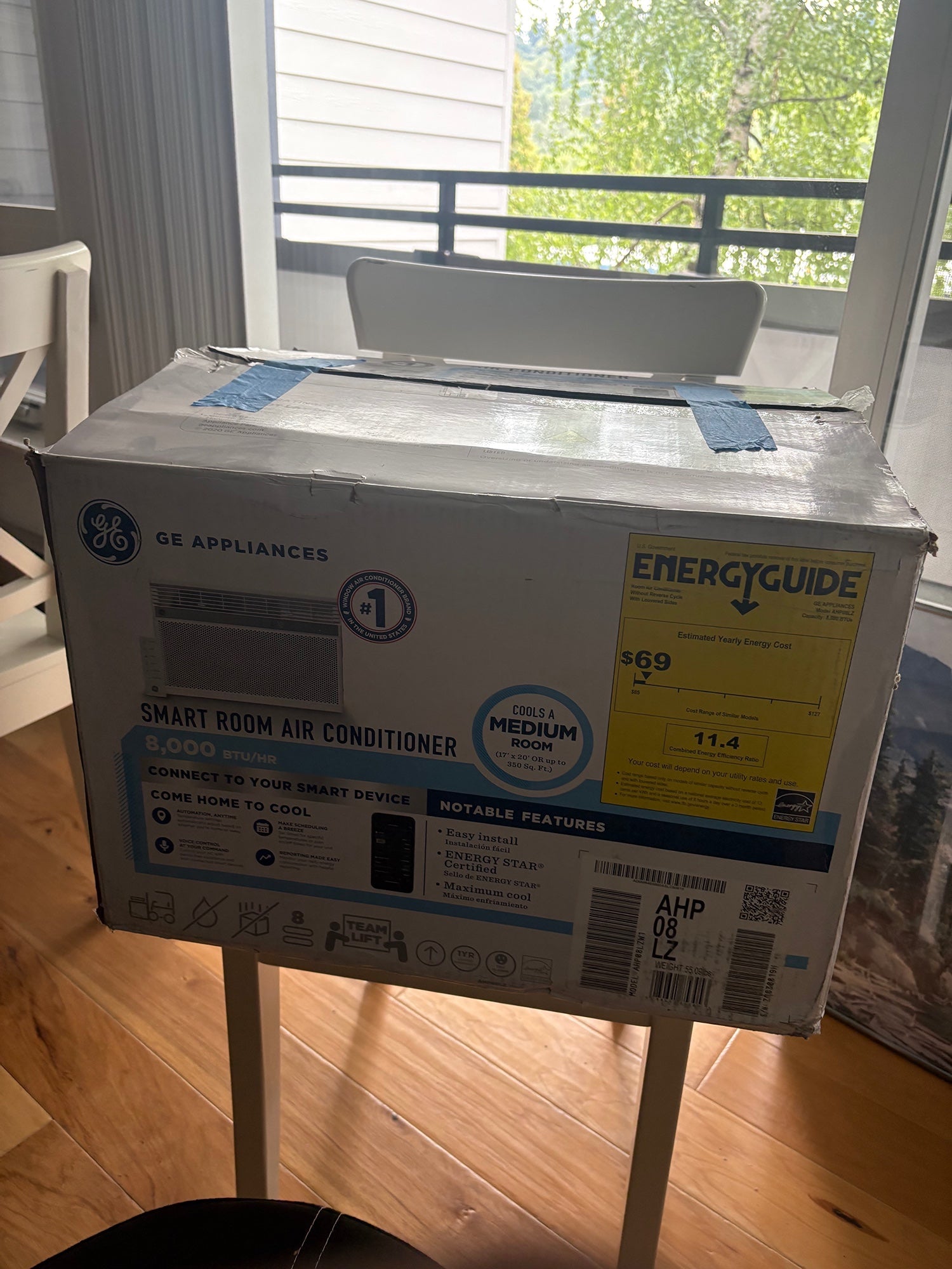 GE Appliances 8,000 BTU Smart Room Air Conditioner
