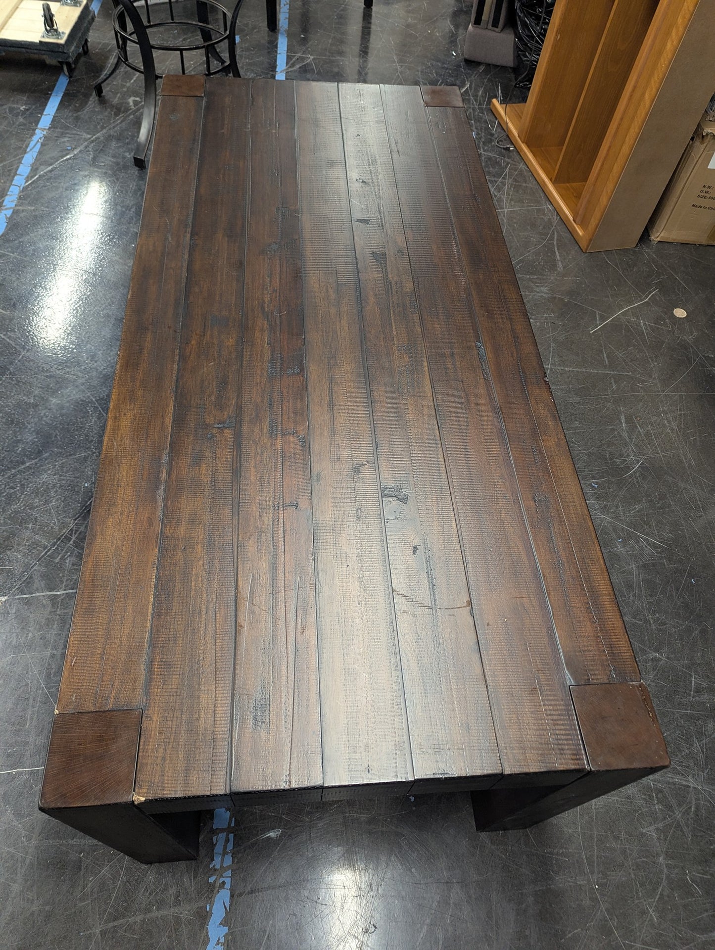 World Market - Rustic Dark Wood Coffee Table