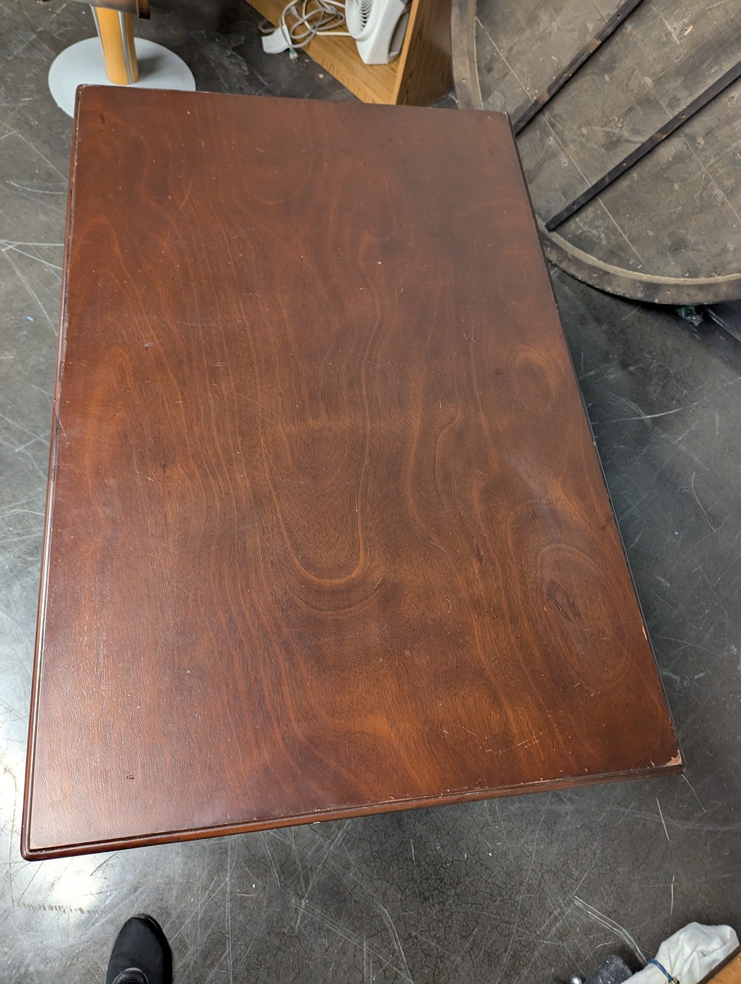 Rich Brown Wood Table