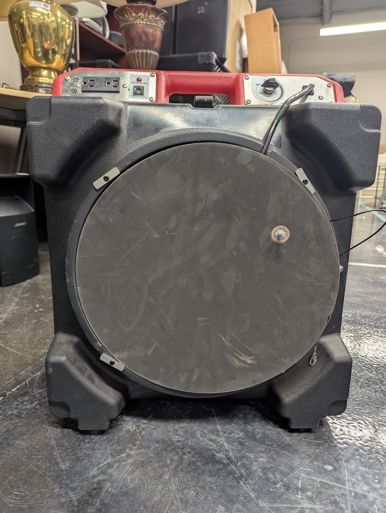 Powerful Red Industrial Air Mover
