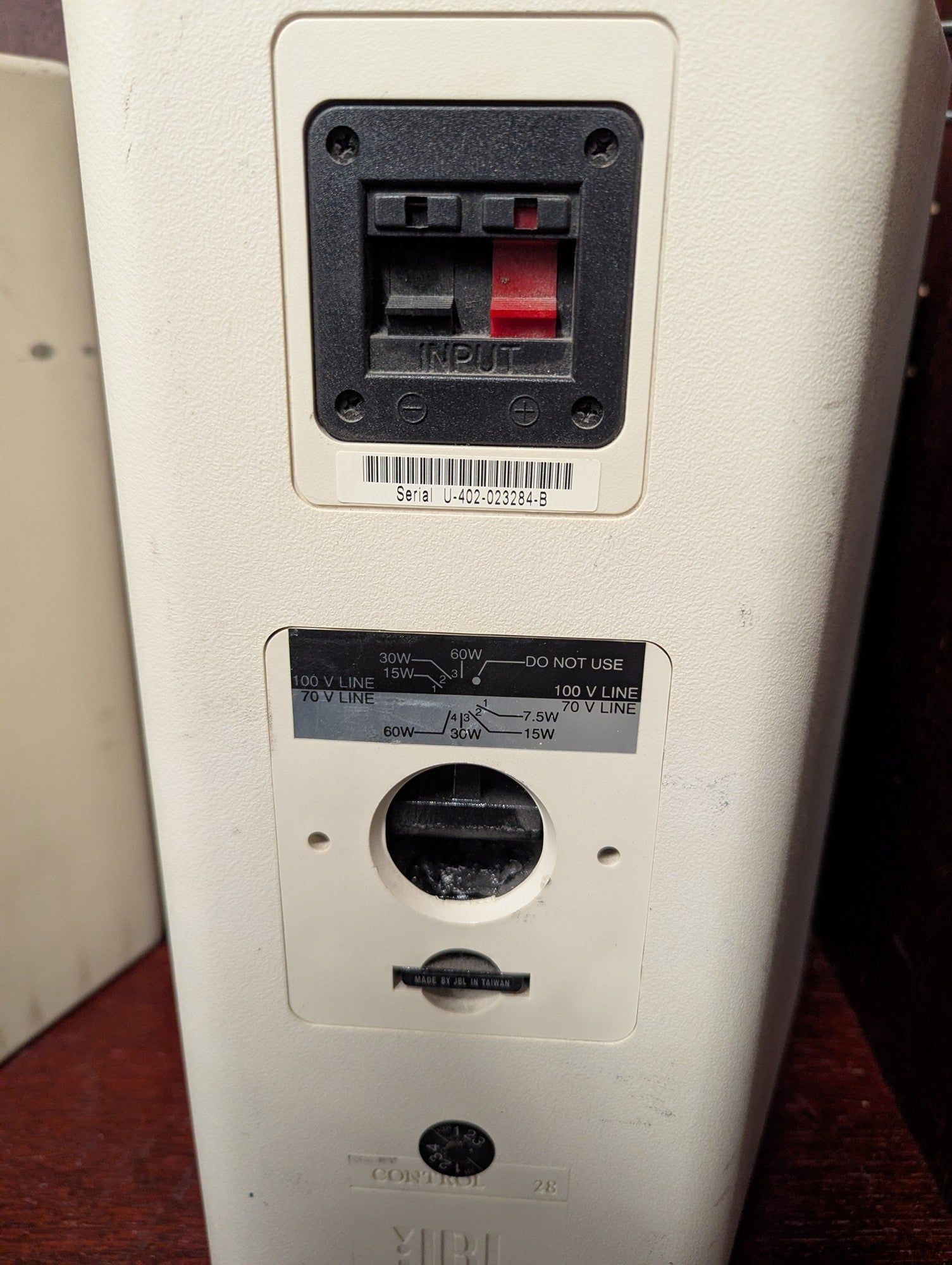 JBL Professional Control 28 Cream Speakers