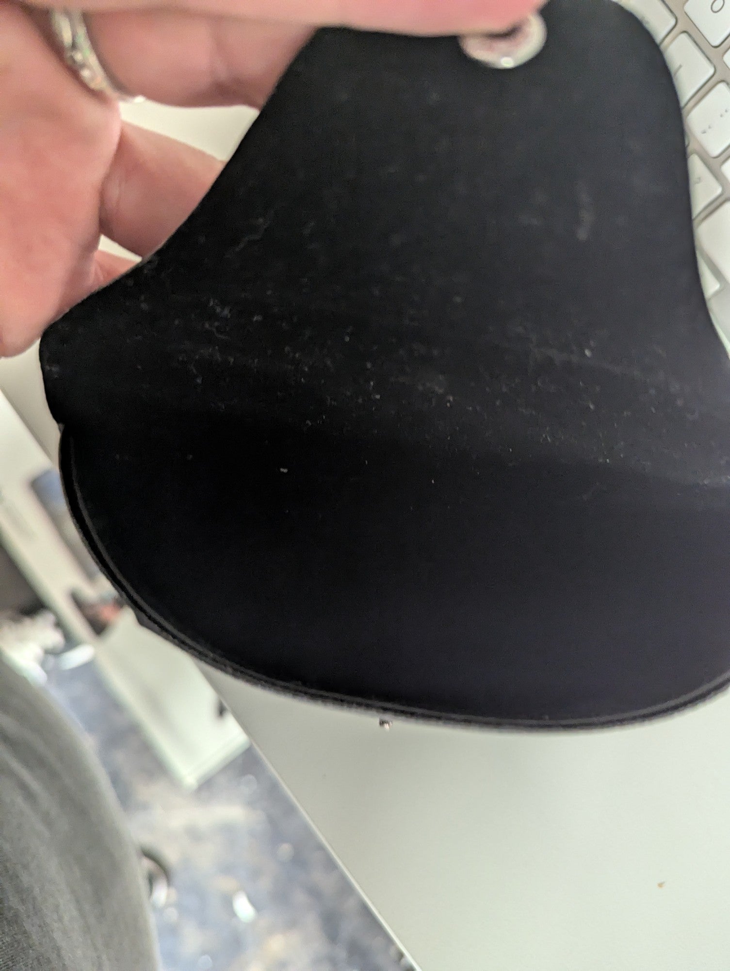 Sleek Black Eyeglass Case