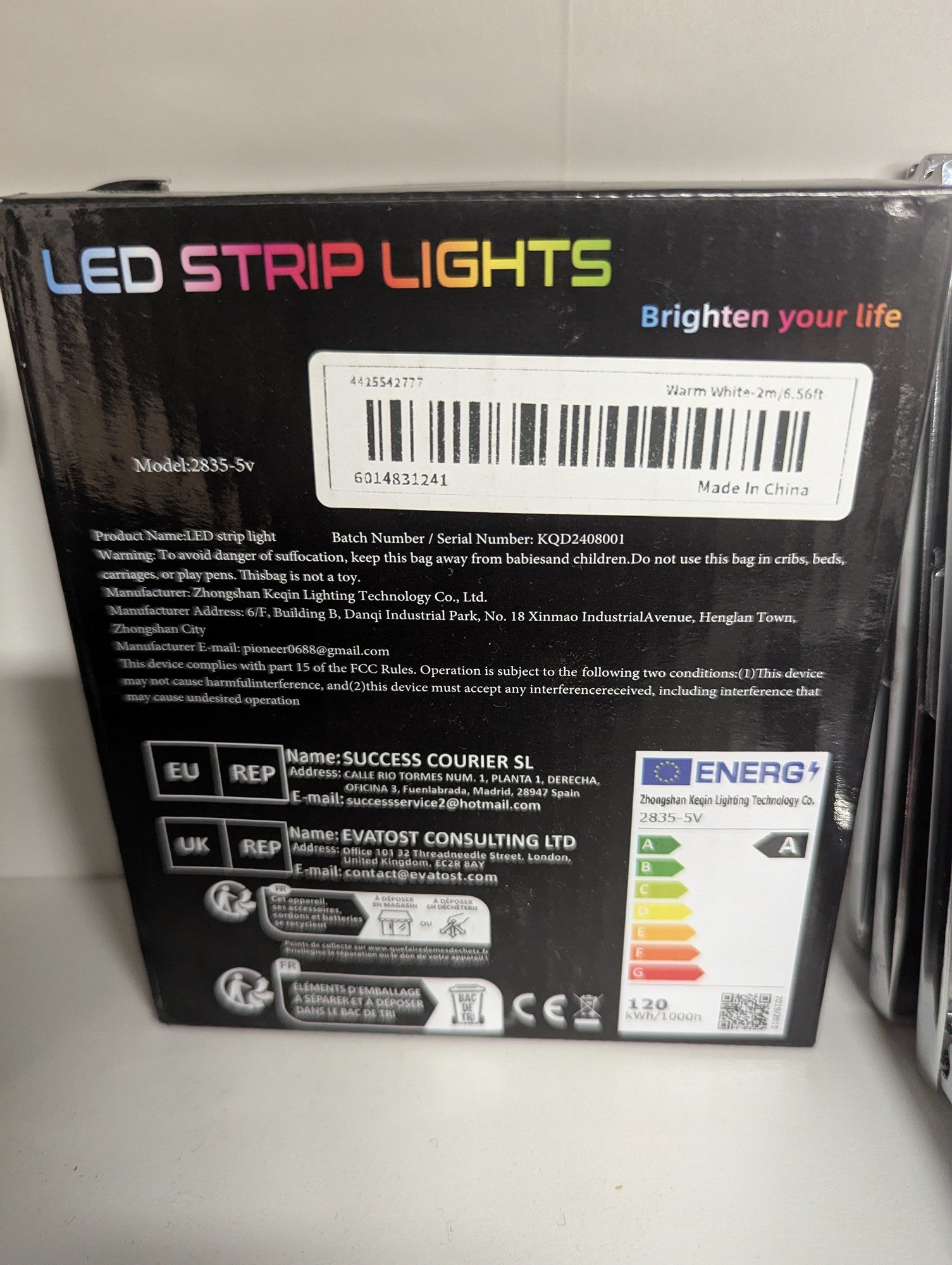Multicolor LED Strip Lights - 2m, Warm White