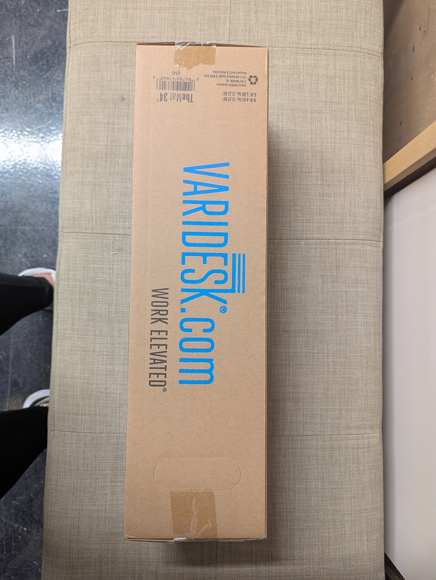 New VARIDESK TheMat 34 Anti-Fatigue Mat in Box