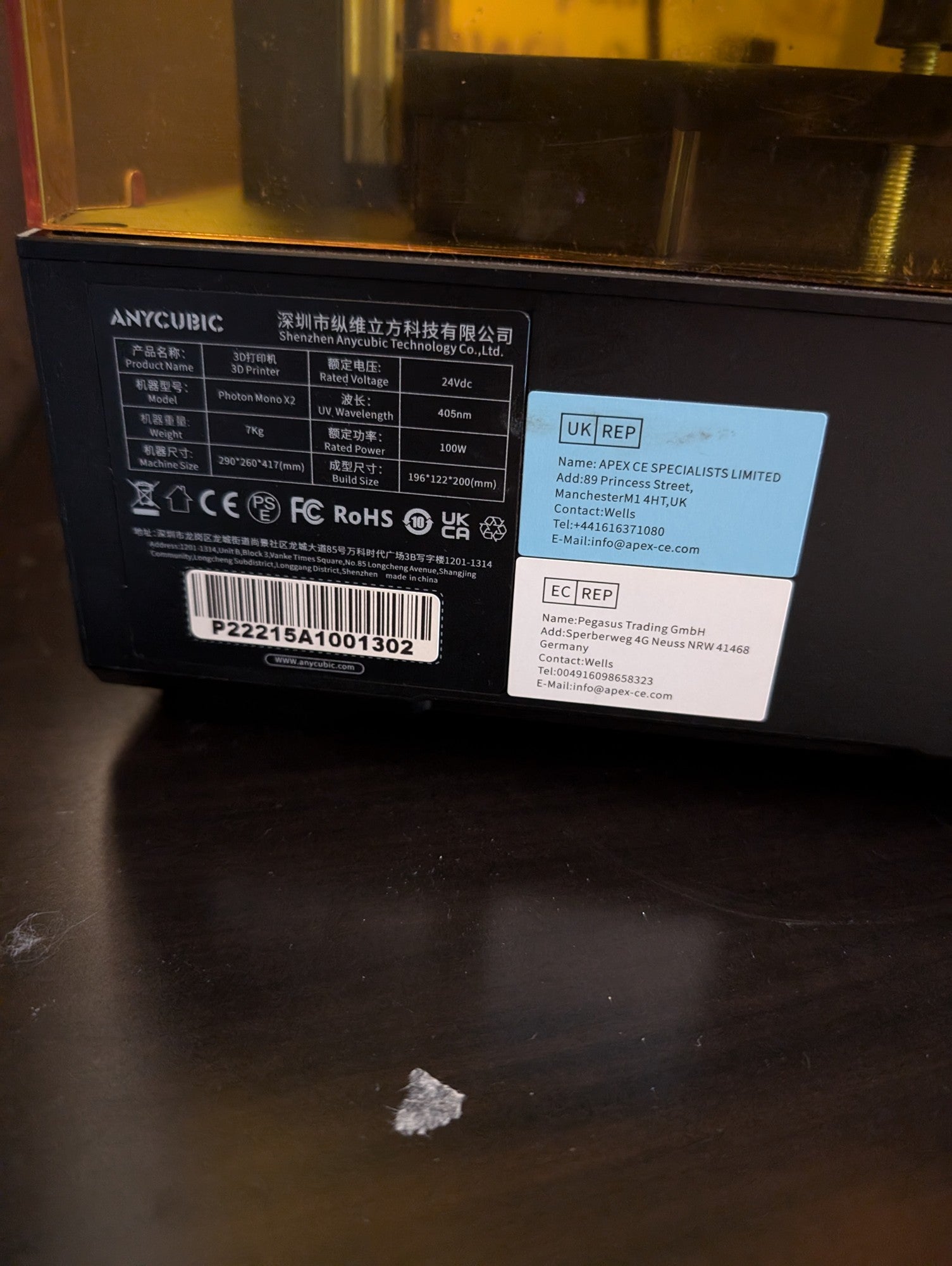 ANYCUBIC Photon Mono X2 Resin 3D Printer