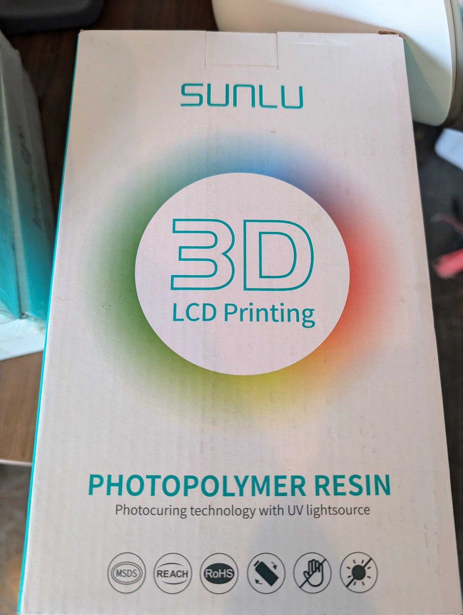 SUNLU ABS-Like Clear Photopolymer 3D LCD Printing Resin 1KG