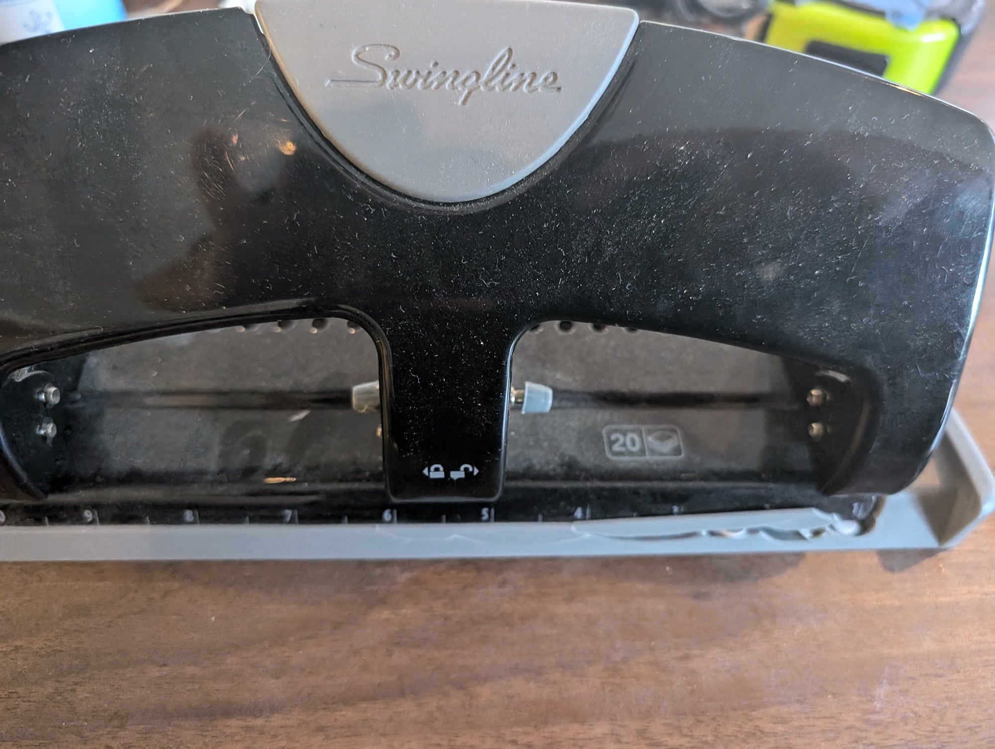 Swingline Durable Desktop 2-Hole Paper Punch