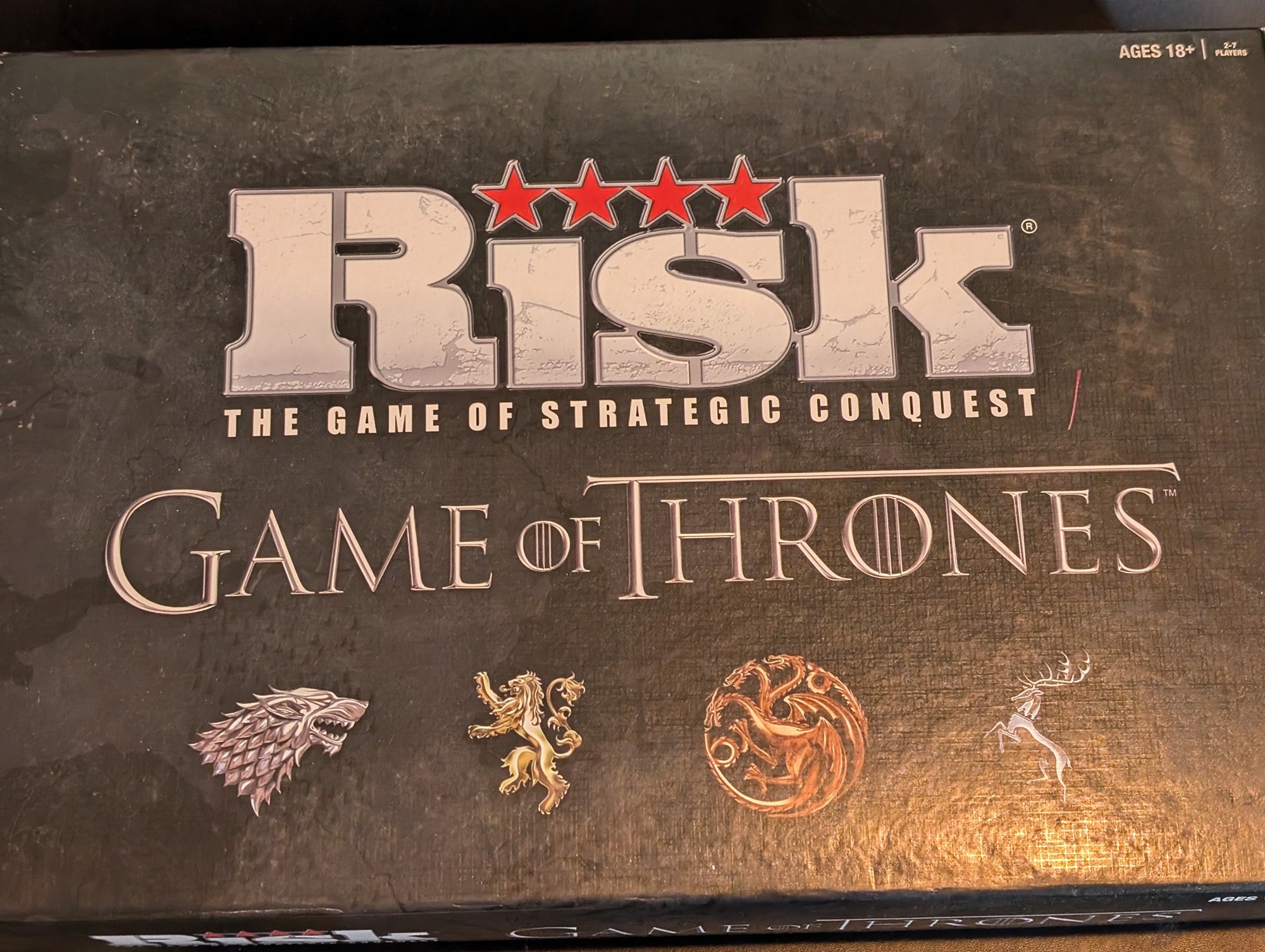 Risk Game of Thrones Strategic Conquest Board Game
