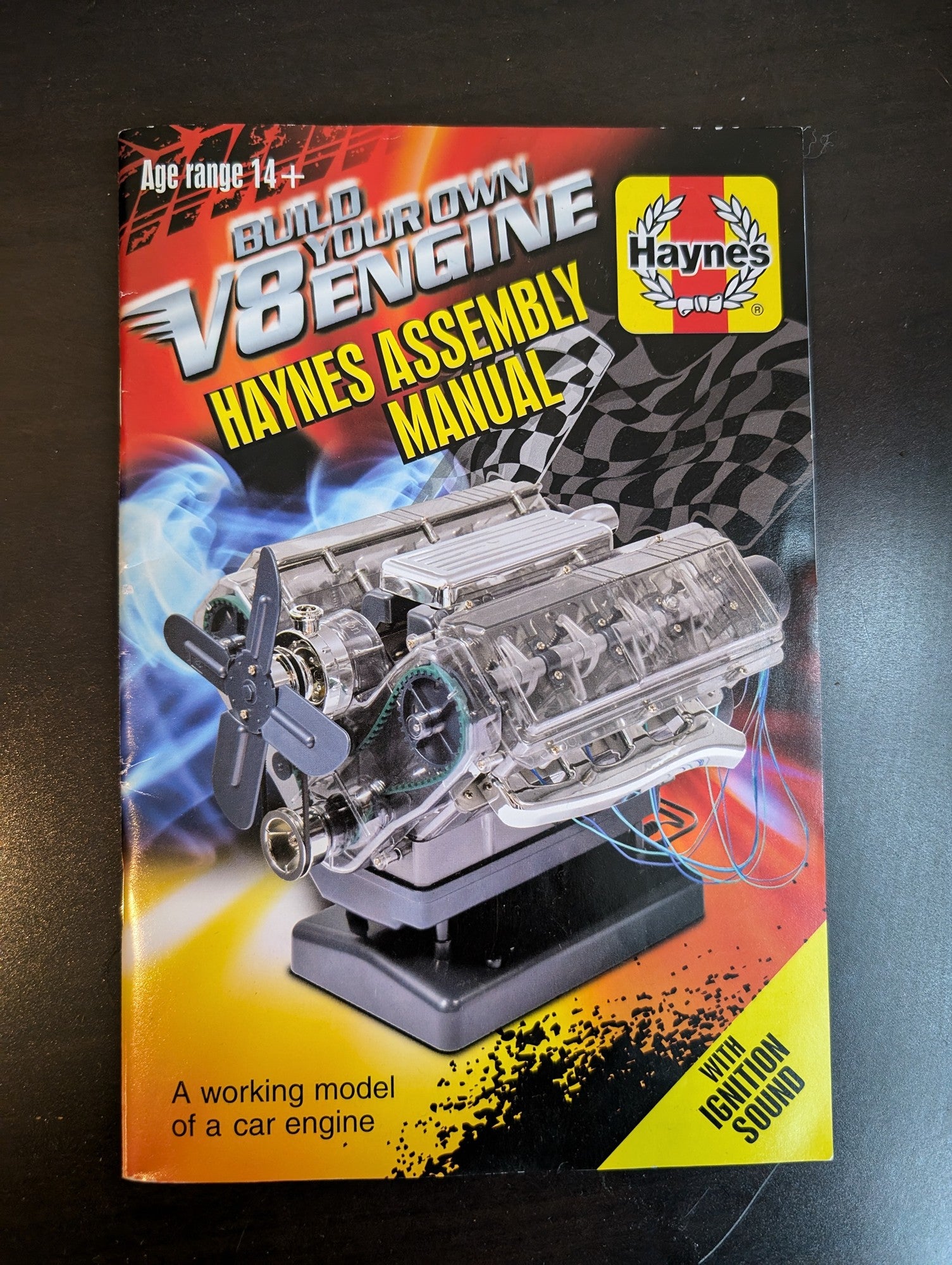 Haynes V8 Engine Model Kit with Ignition Sound Assembly