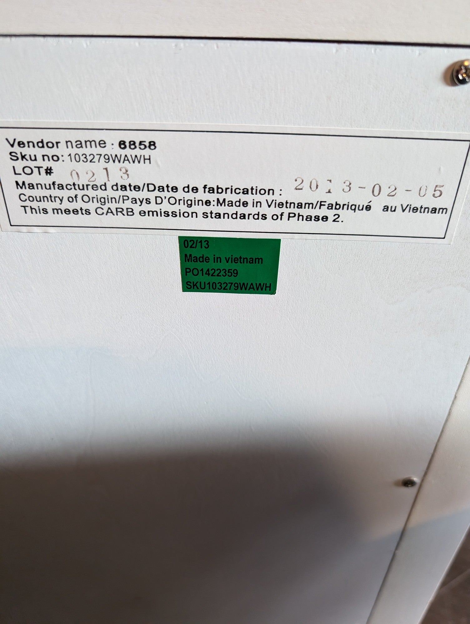 Restoration Hardware Baby & Child White Bedside Table with Drawer and Open Storage