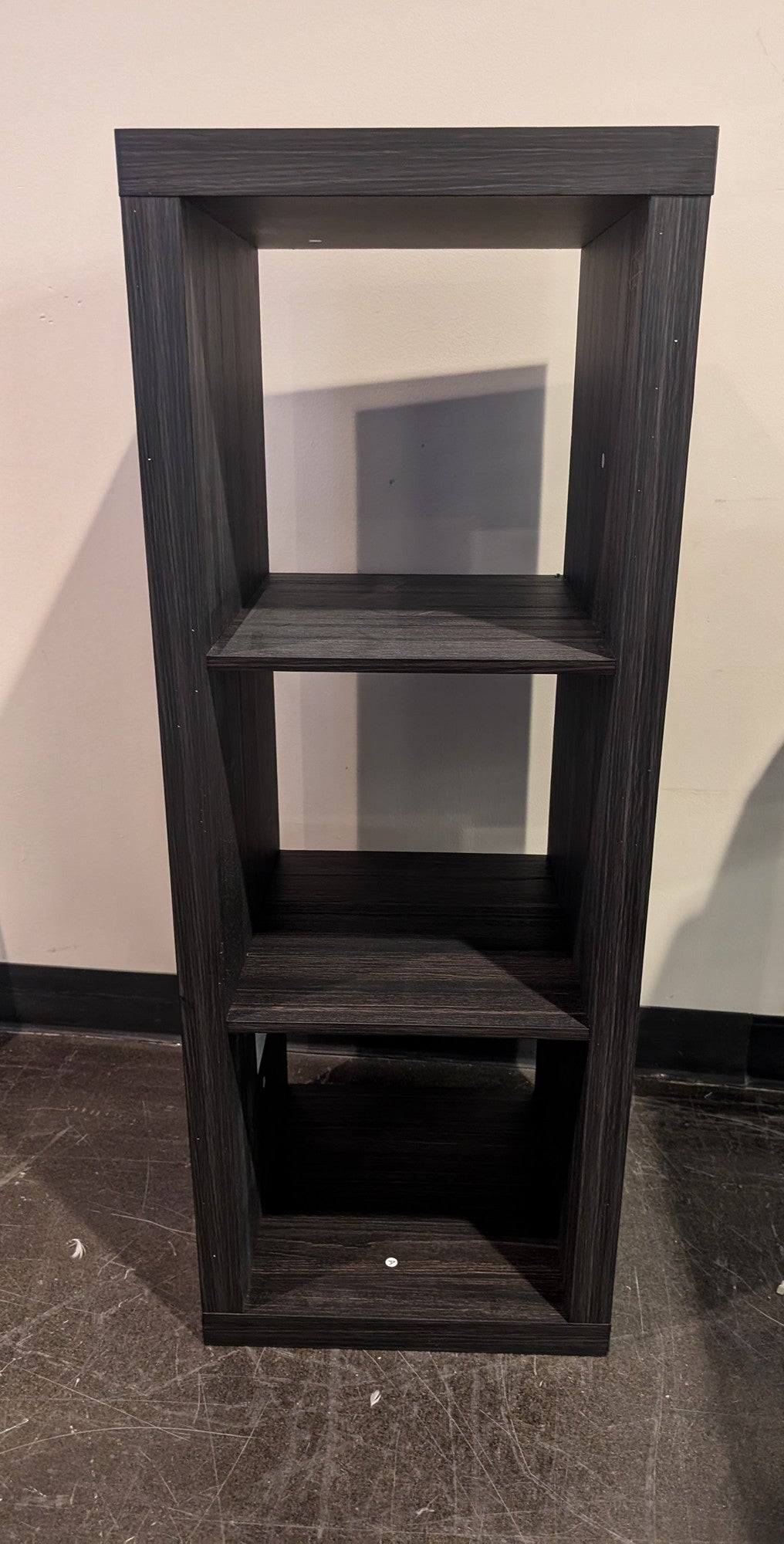 Modern Charcoal Four-Tier Storage Shelf