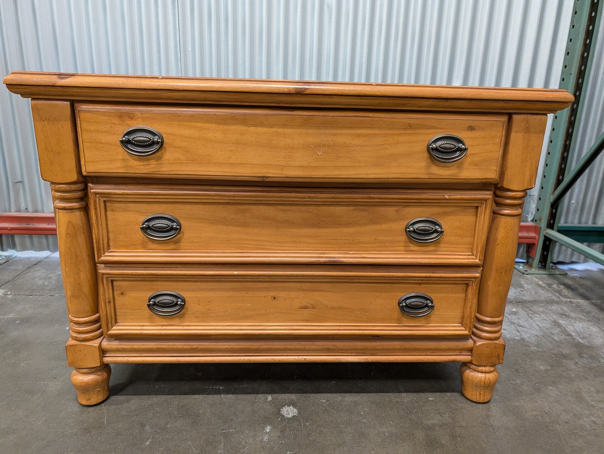 Light Color Three Drawer Dresser