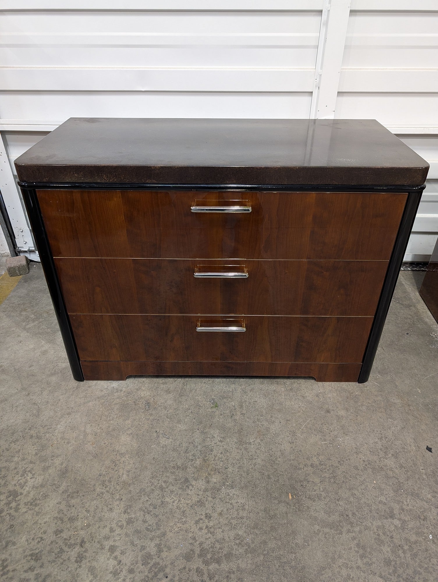 Henredon Sleek Wood Three-Drawer Chest