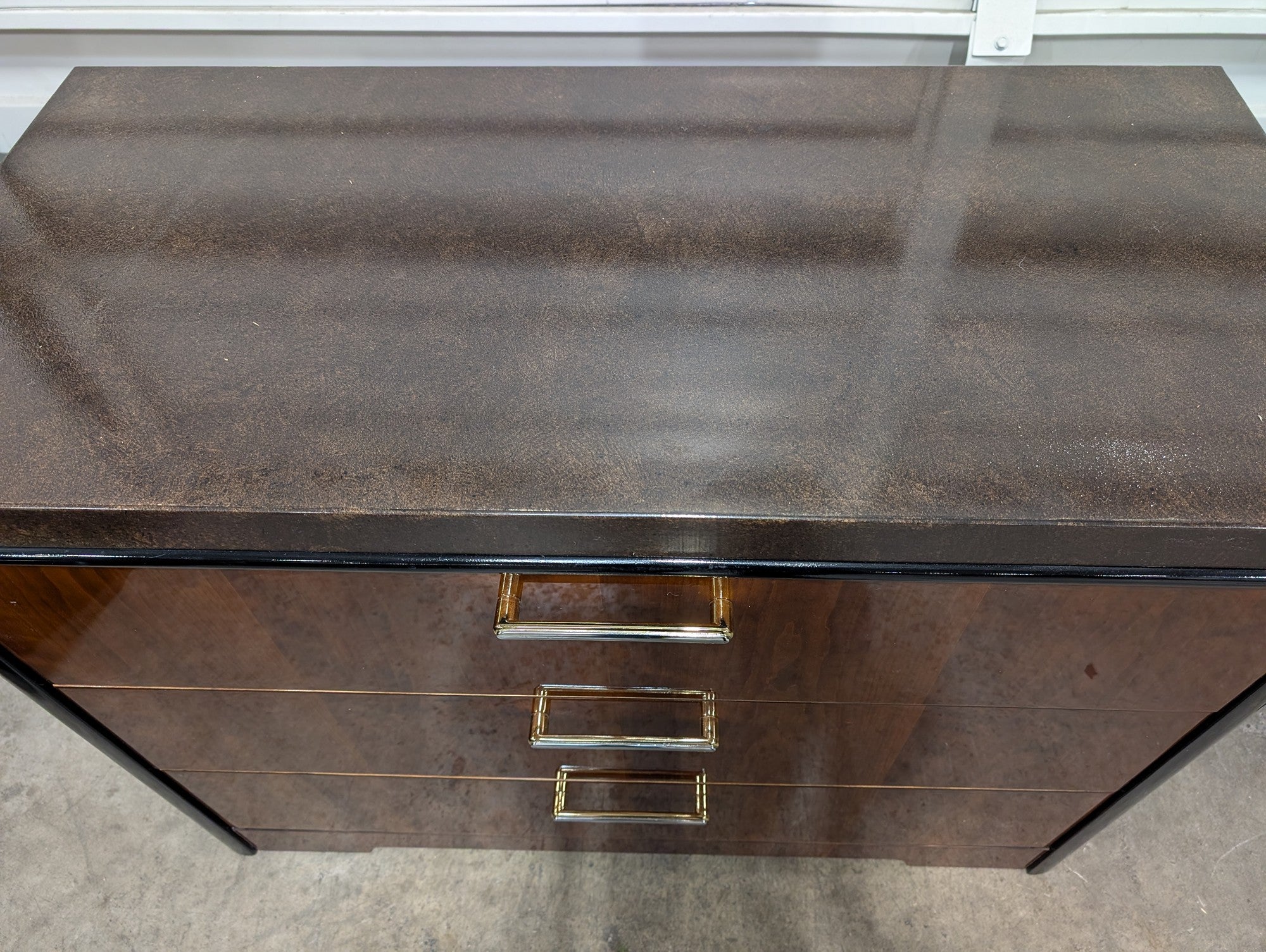 Henredon Sleek Wood Three-Drawer Chest