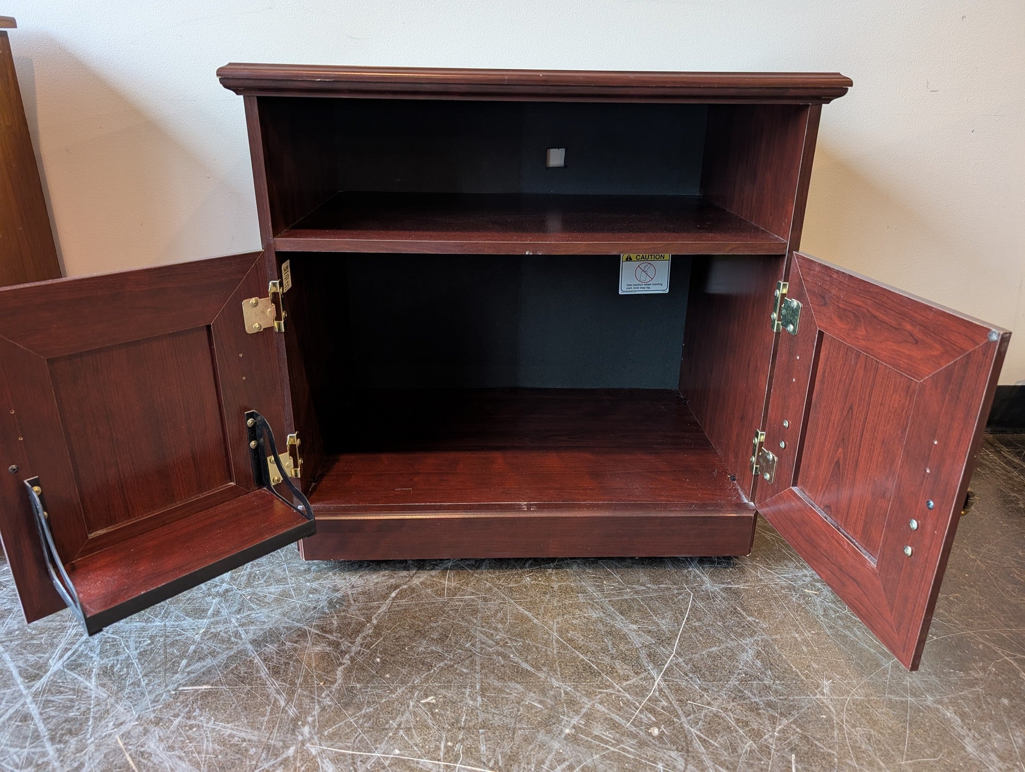 Sauder Woodworking Compact Media Cabinet with Storage