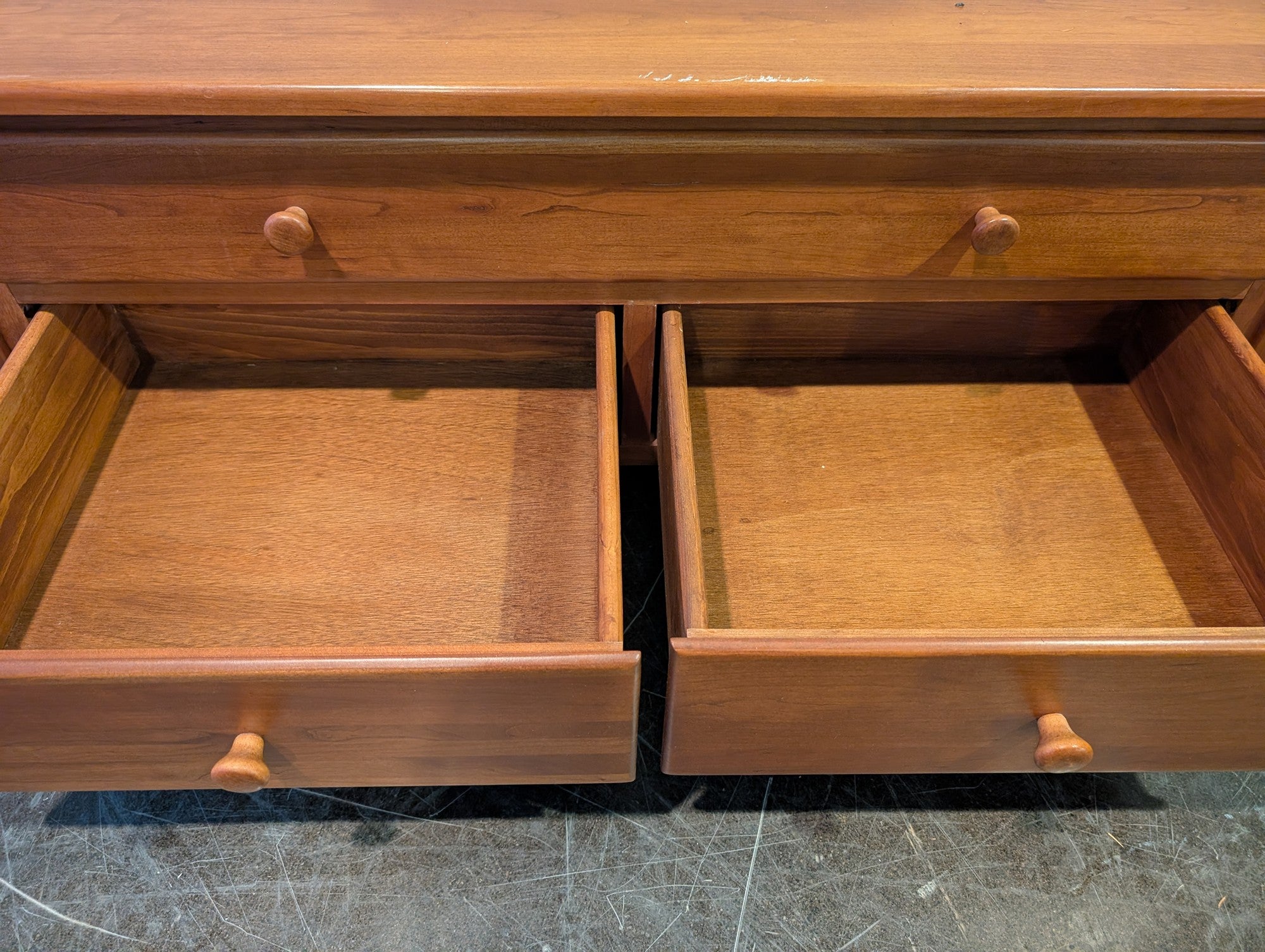 Compact Wooden Four-Drawer Chest