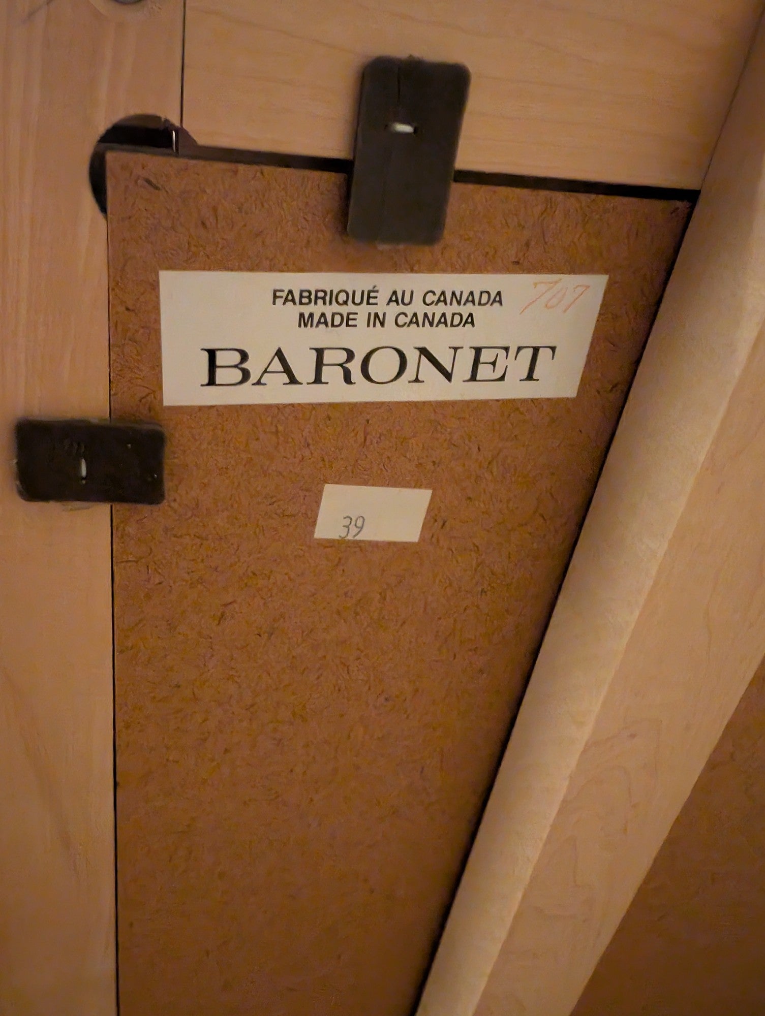 Baronet Natural Wood Frame Full-Length Mirror