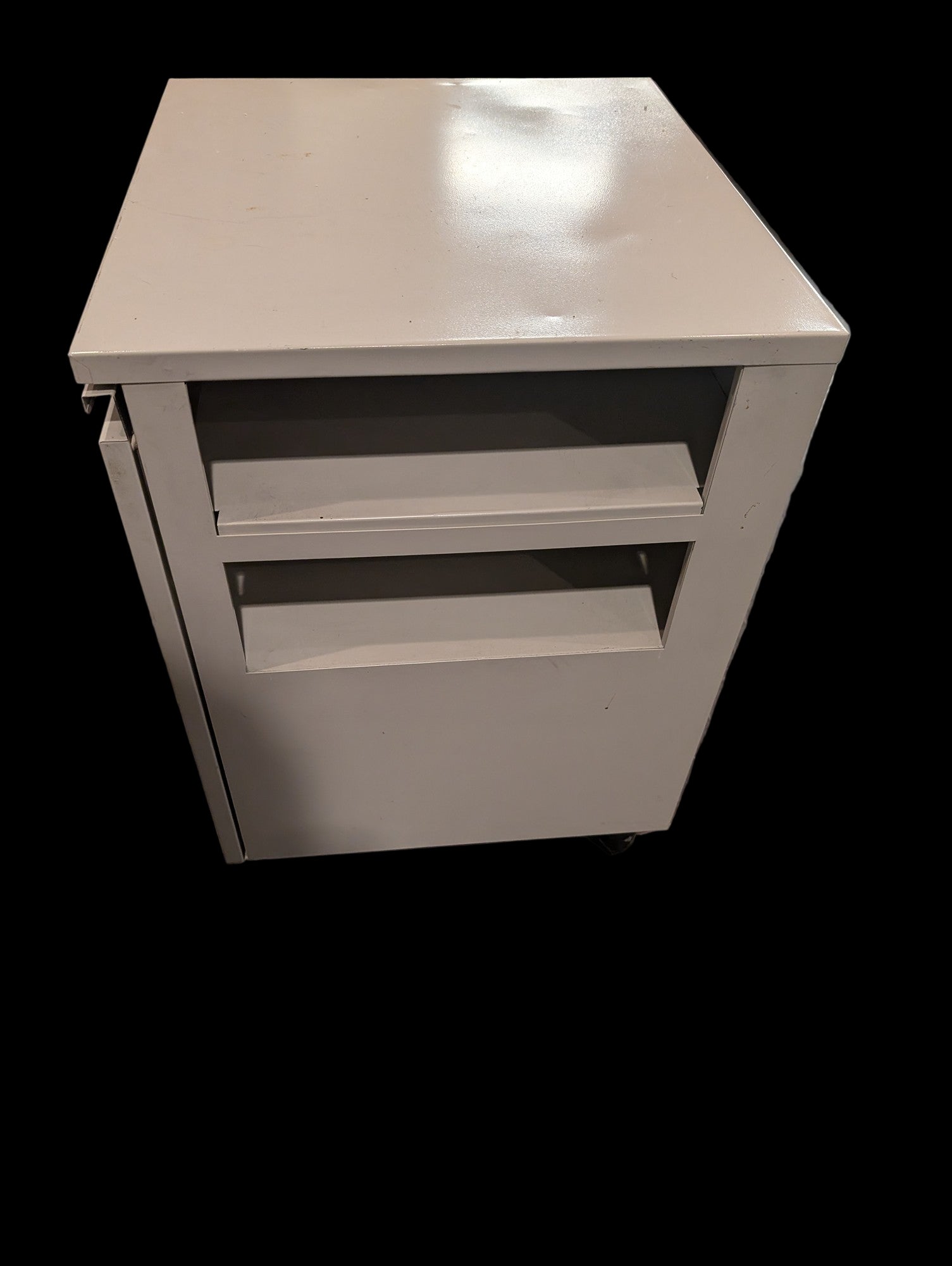 Mita Rolling Metal Office Utility Cabinet with Shelves