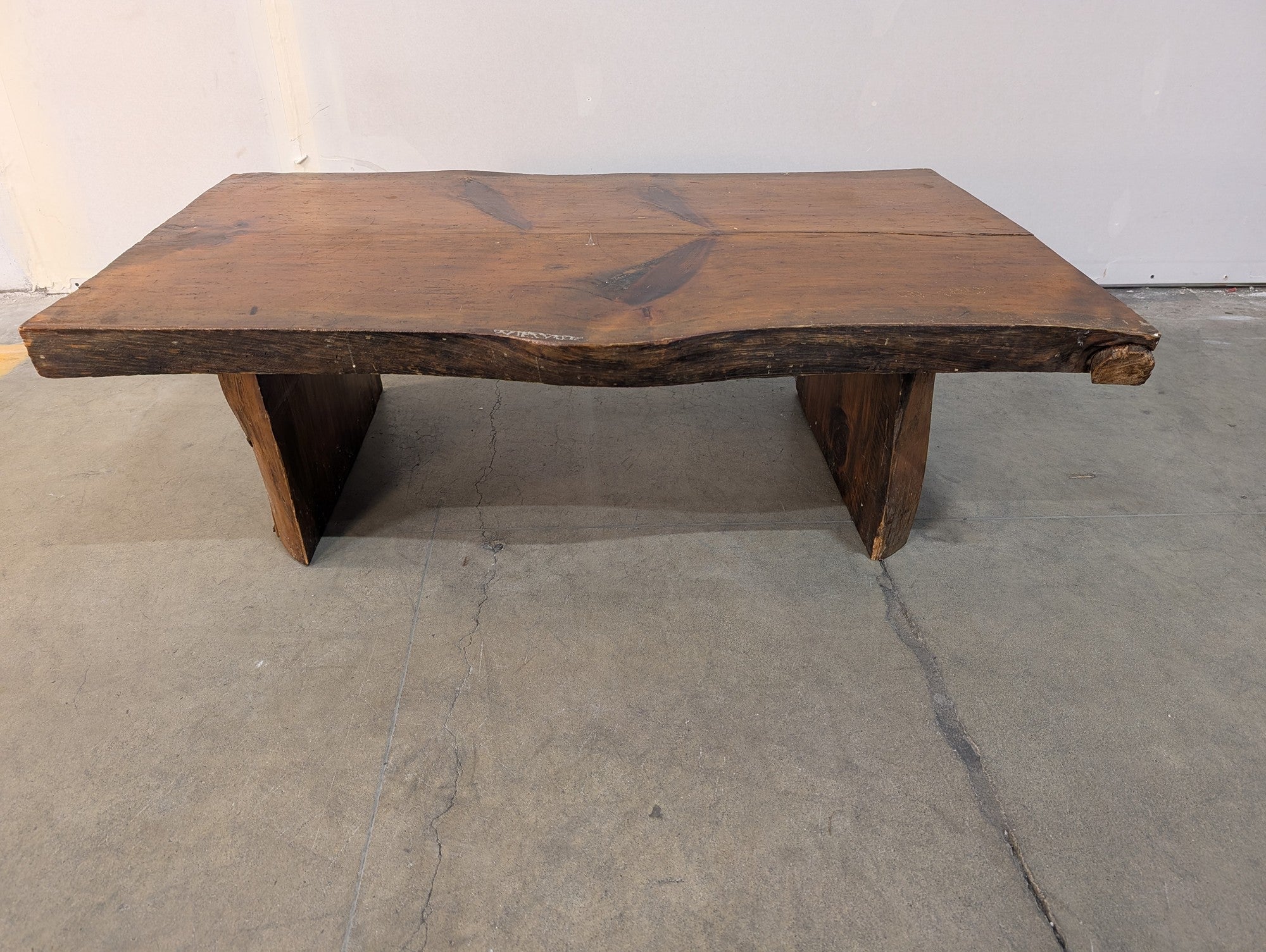 Rustic Live Edge Wood Coffee Table