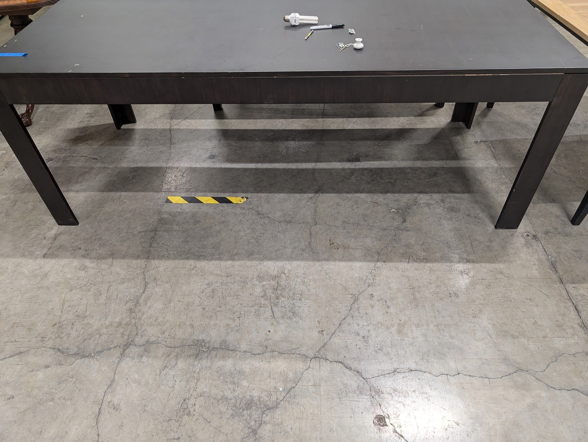 Modern Dark Grey Rectangular Table