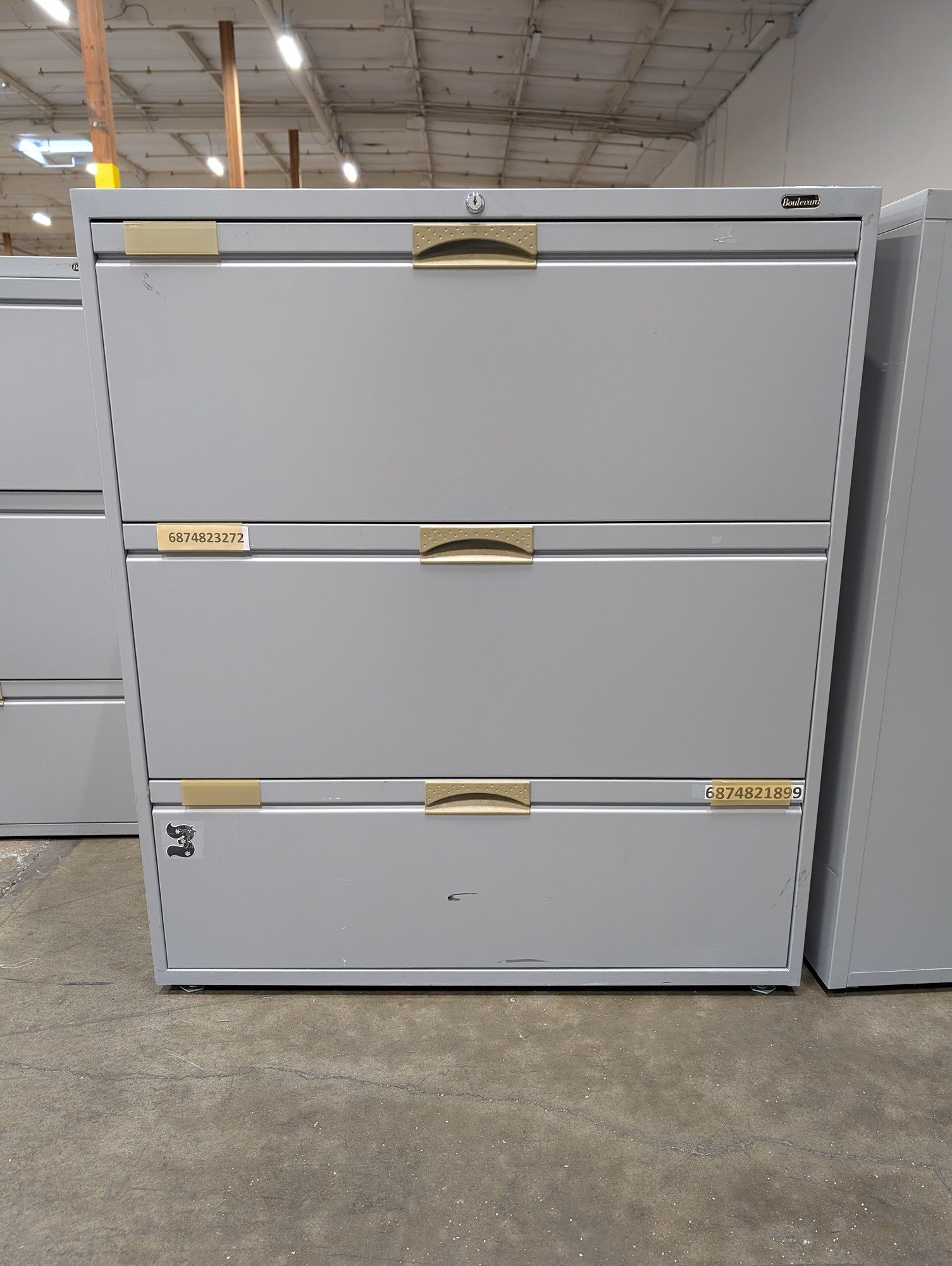 Boulevard Functional 3-Drawer Metal Filing Cabinet