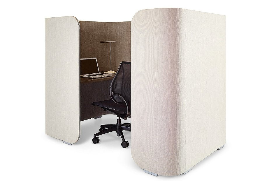 OFS Heya Privacy Focus Desk – Acoustic Workstation (4 Available)