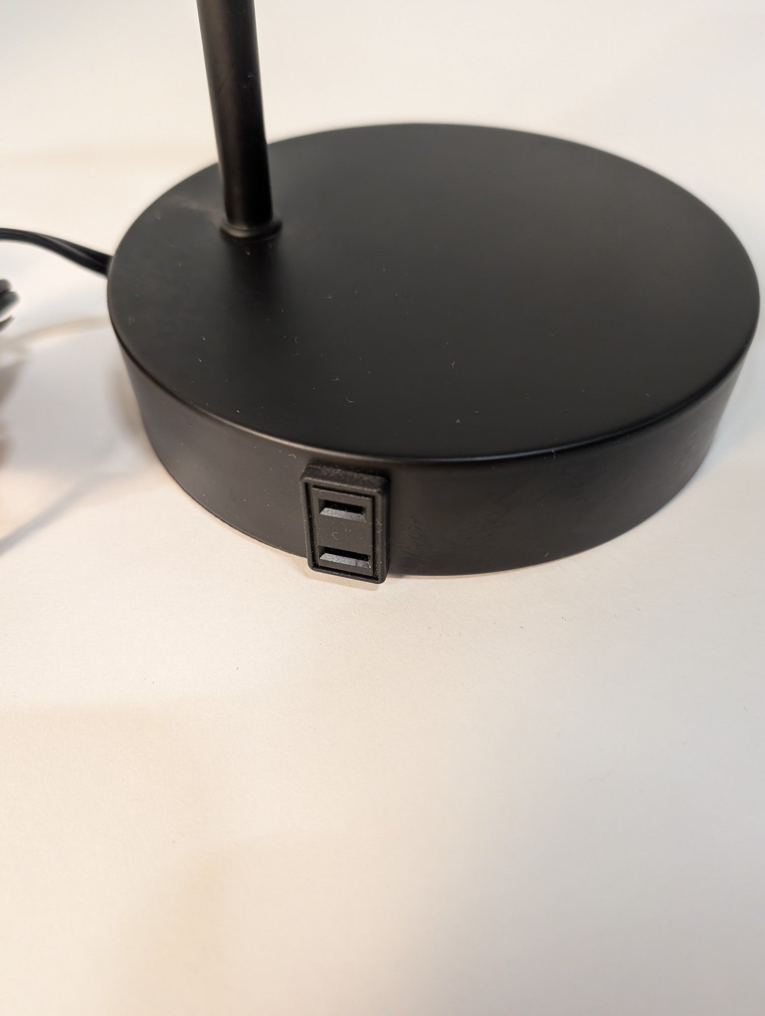 Modern Black Desk Lamp with USB Charging Ports