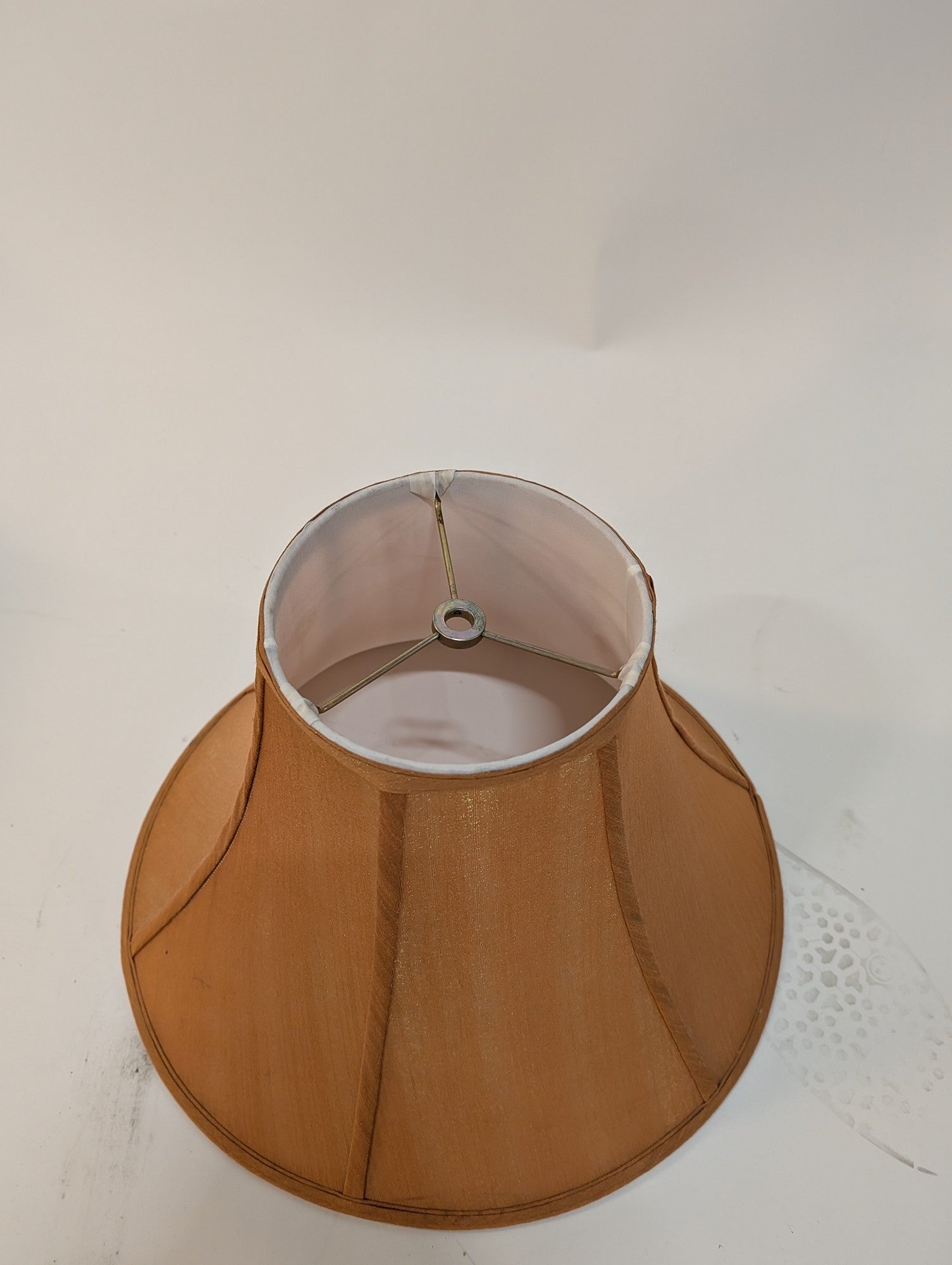 Tapered Bell Fabric Lampshade with Spider Fitter