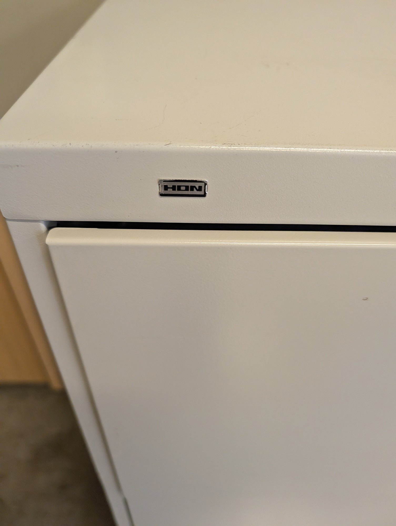 HON Three-Drawer Lateral Filing Cabinet (No Key)