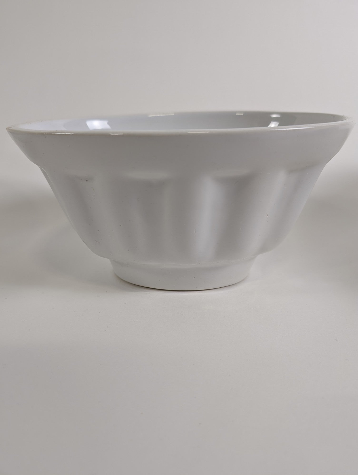 T.G. Green Ltd. White Fluted Ceramic Pudding Basin Mixing Bowl