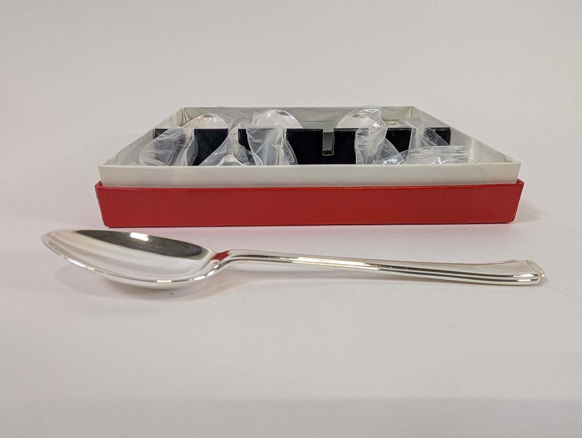 Vintage EPNS A1 Sheffield England Plated Dessert Spoons Set