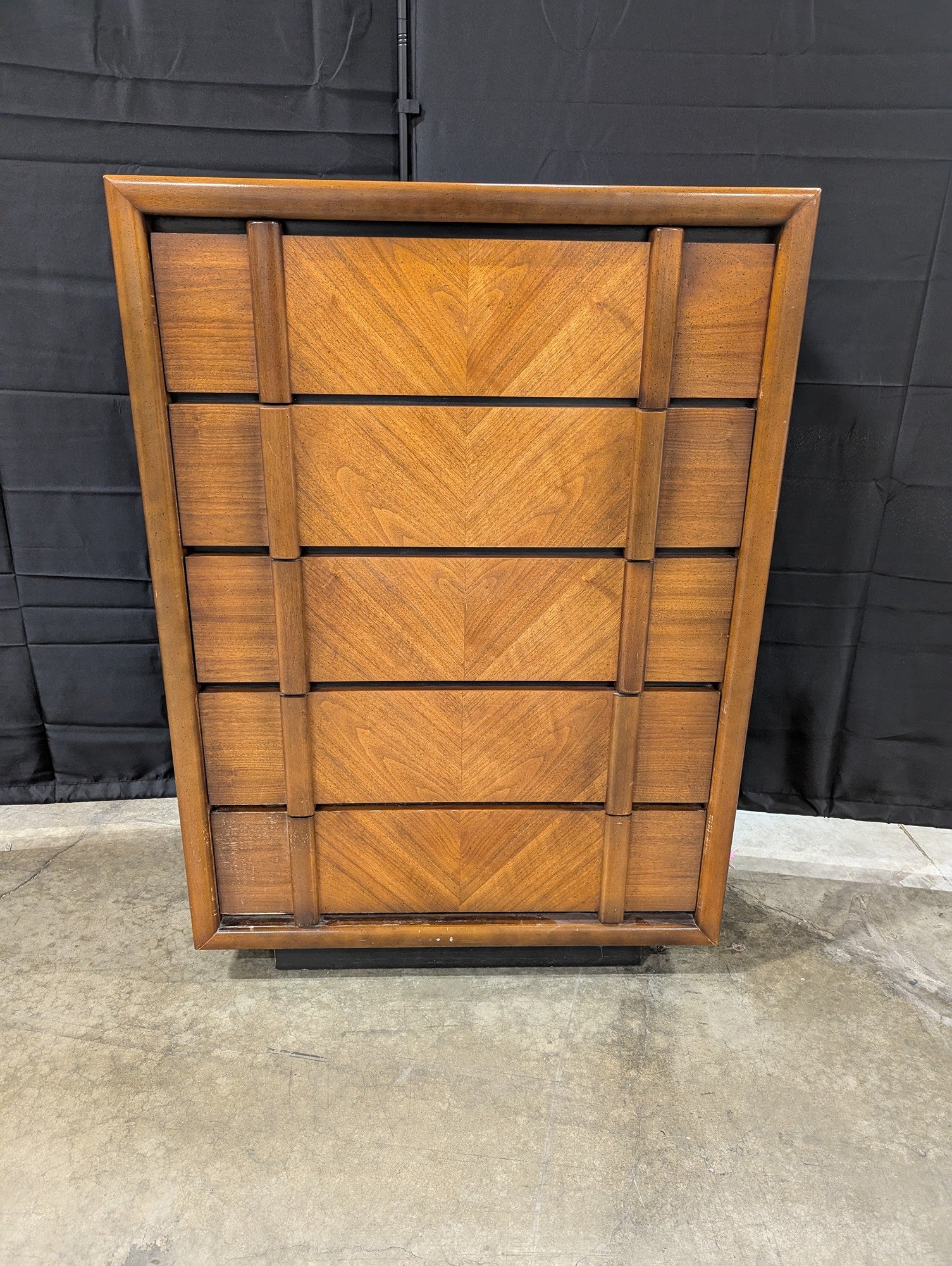 Vintage Lane Mid-Century Modern Wood Five-Drawer