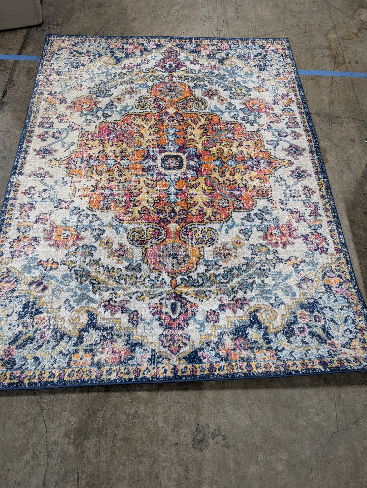 Surya Harput Distressed Medallion Area Rug